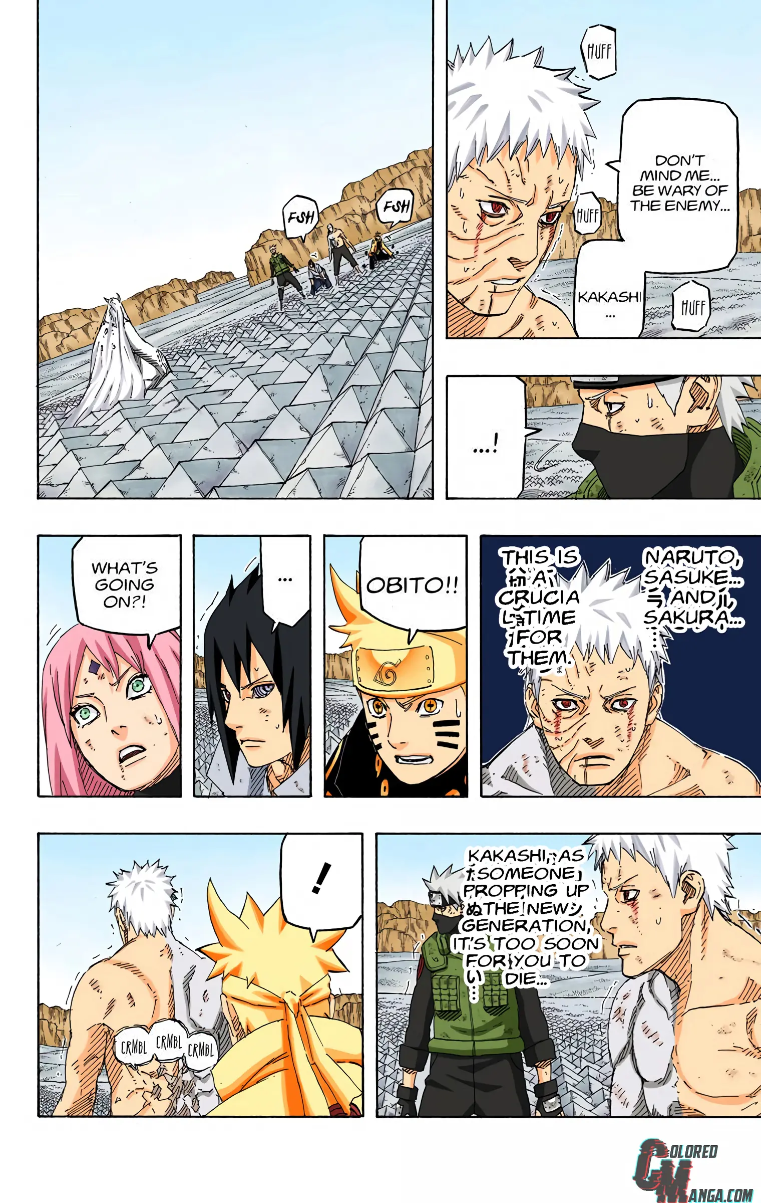 Naruto Colored Manga Online, chapter 687, page 2
