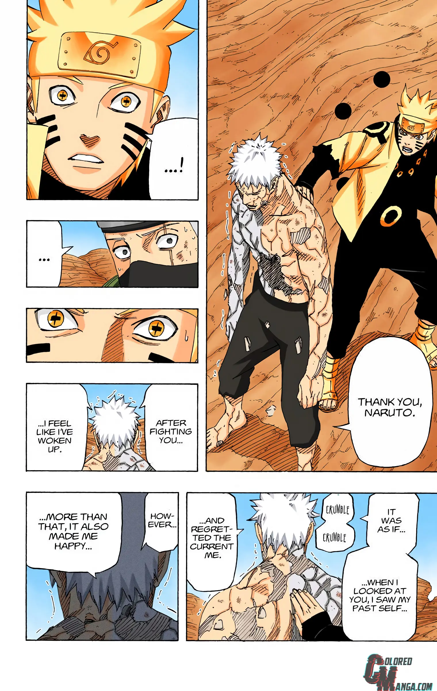 Naruto Colored Manga Online, chapter 687, page 8