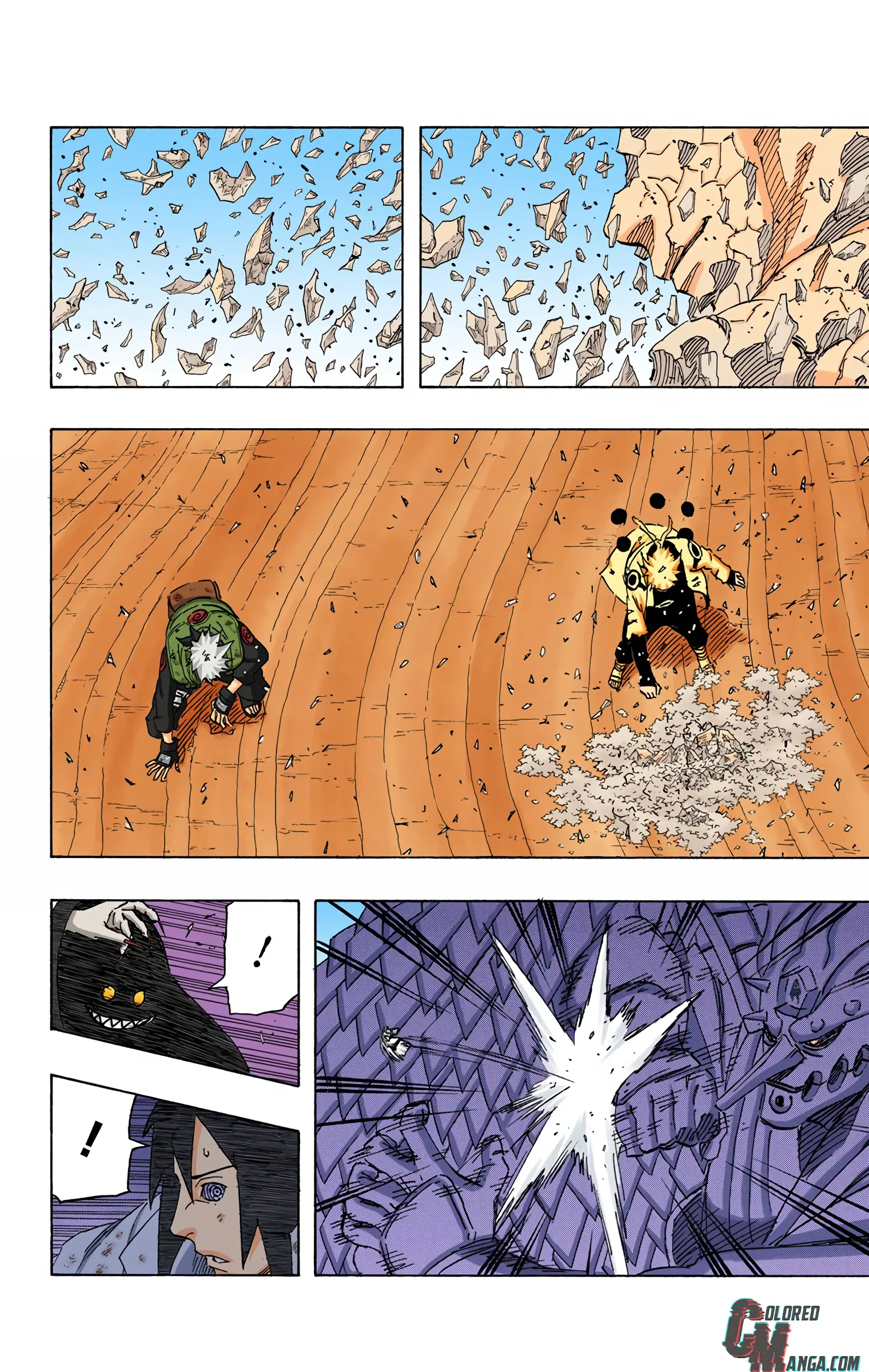Naruto Colored Manga Online, chapter 687, page 14