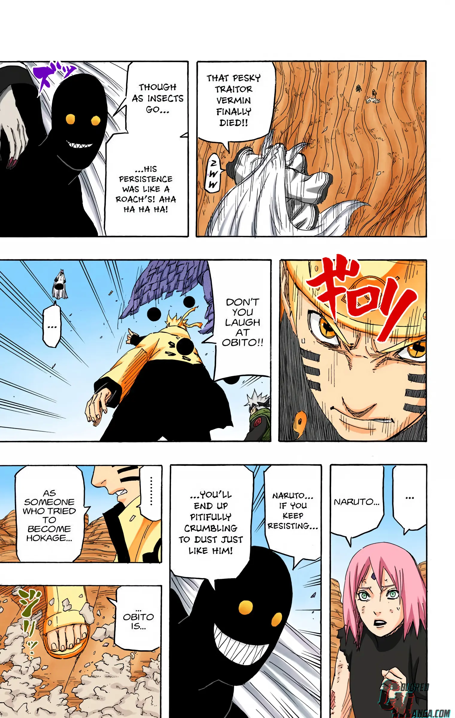 Naruto Colored Manga Online, chapter 687, page 15