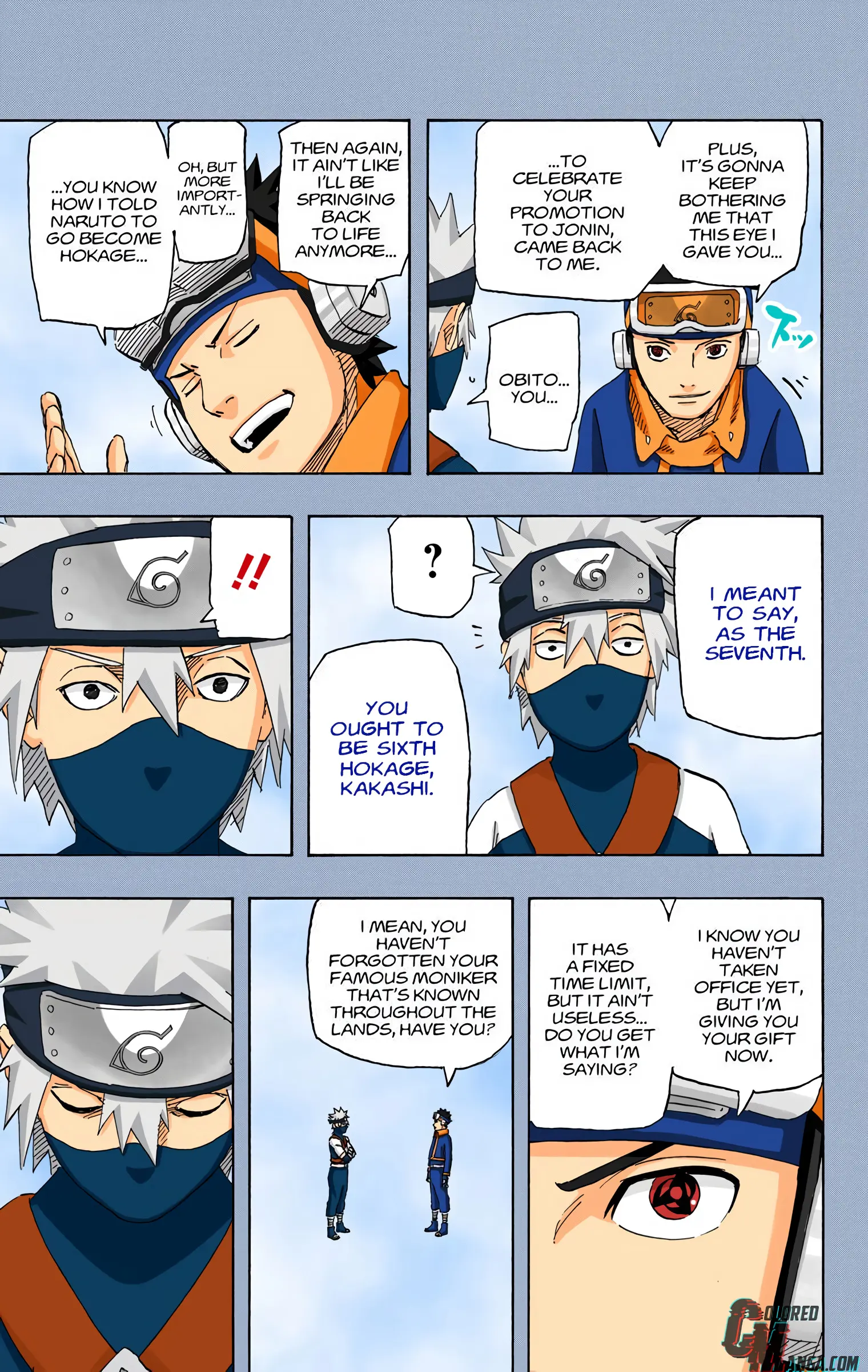 Naruto Colored Manga Online, chapter 688, page 5