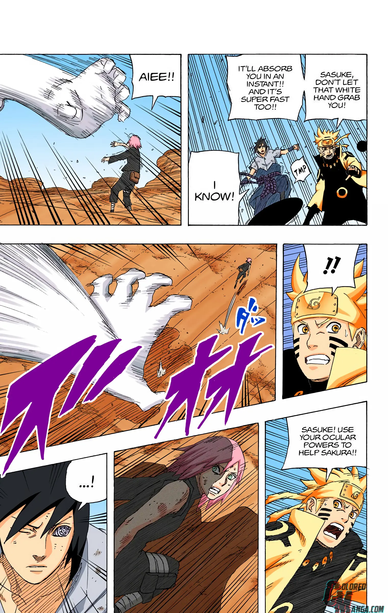 Naruto Colored Manga Online, chapter 688, page 13