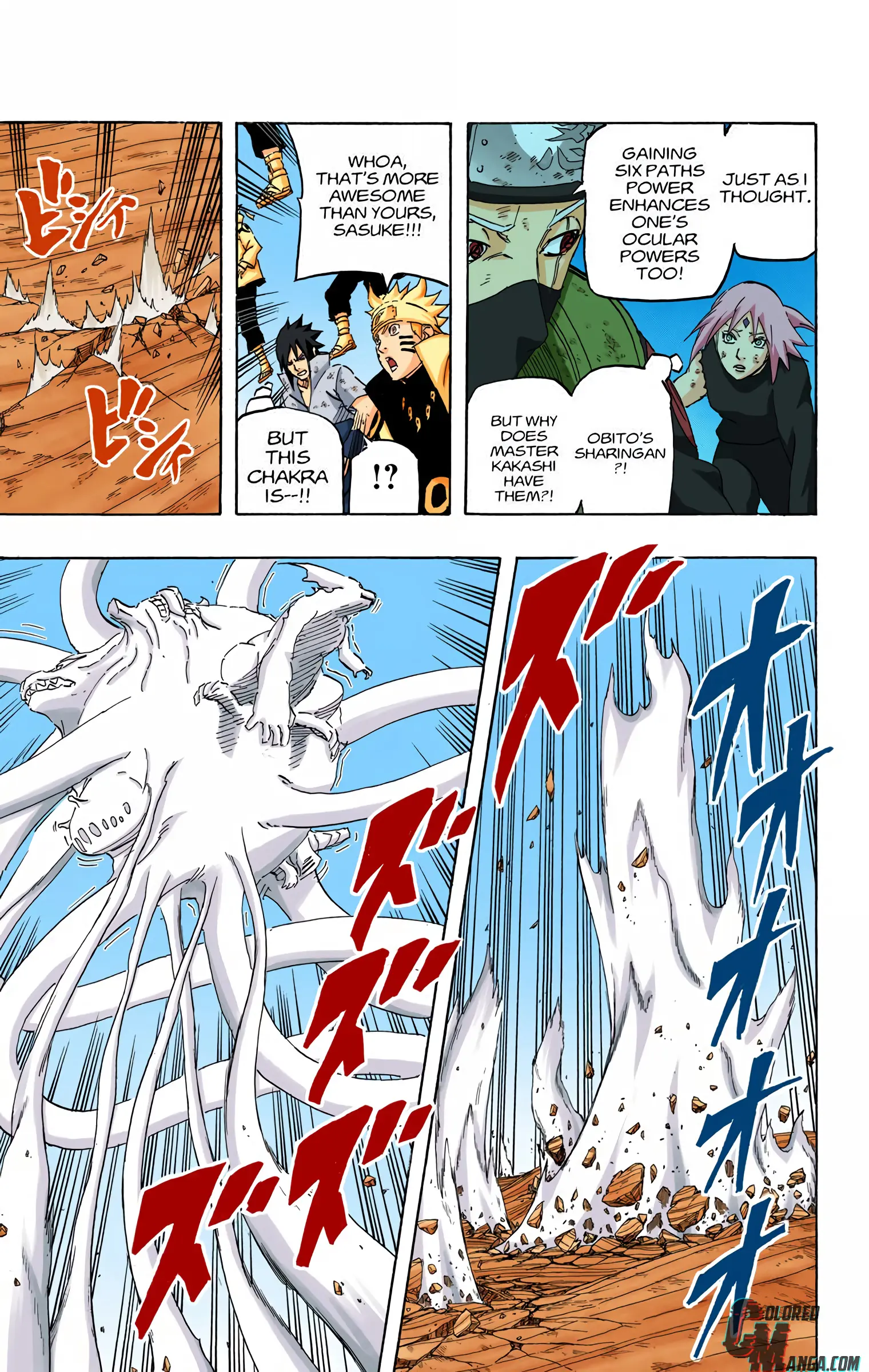 Naruto Colored Manga Online, chapter 689, page 3