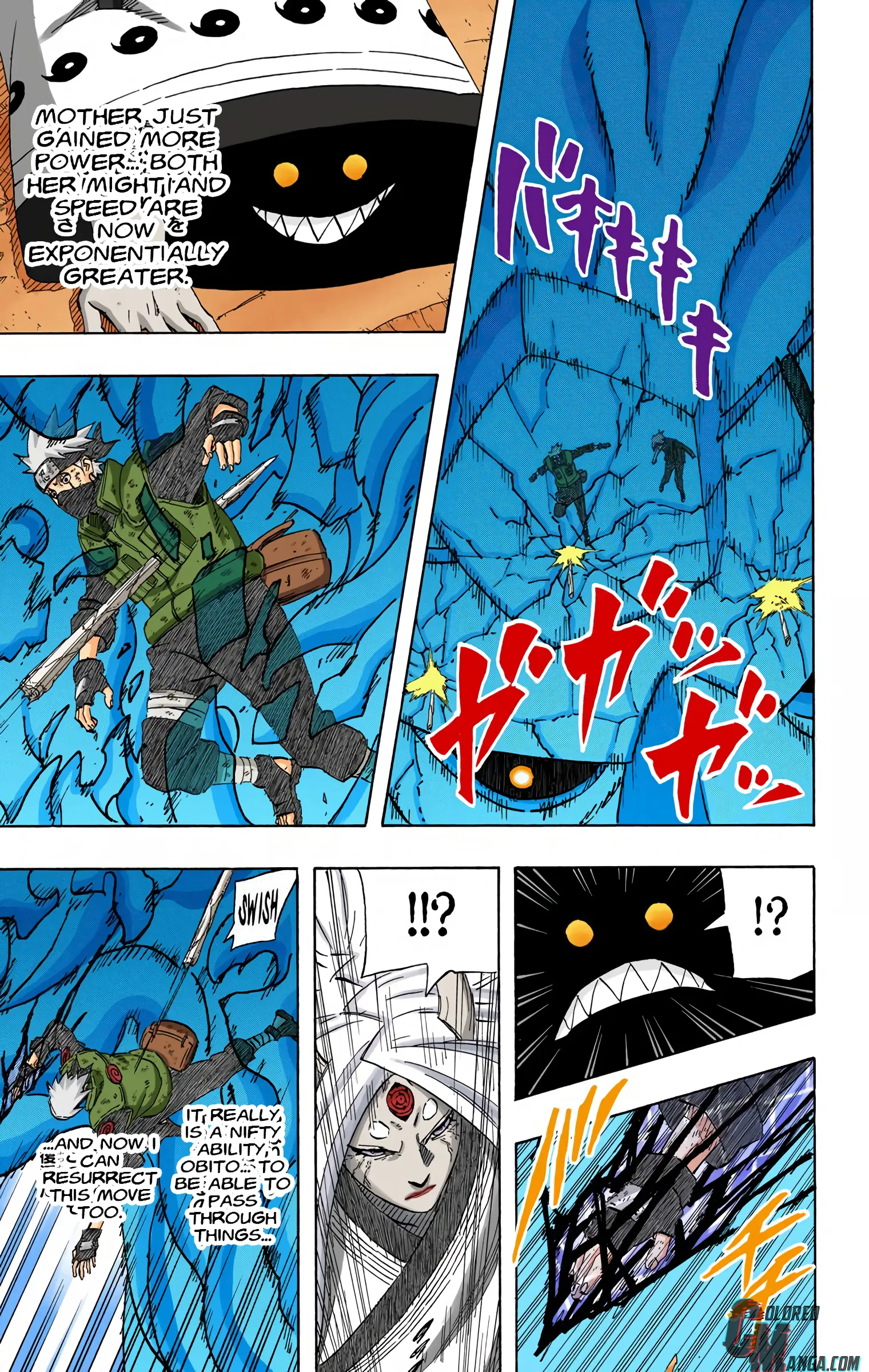Naruto Colored Manga Online, chapter 689, page 9