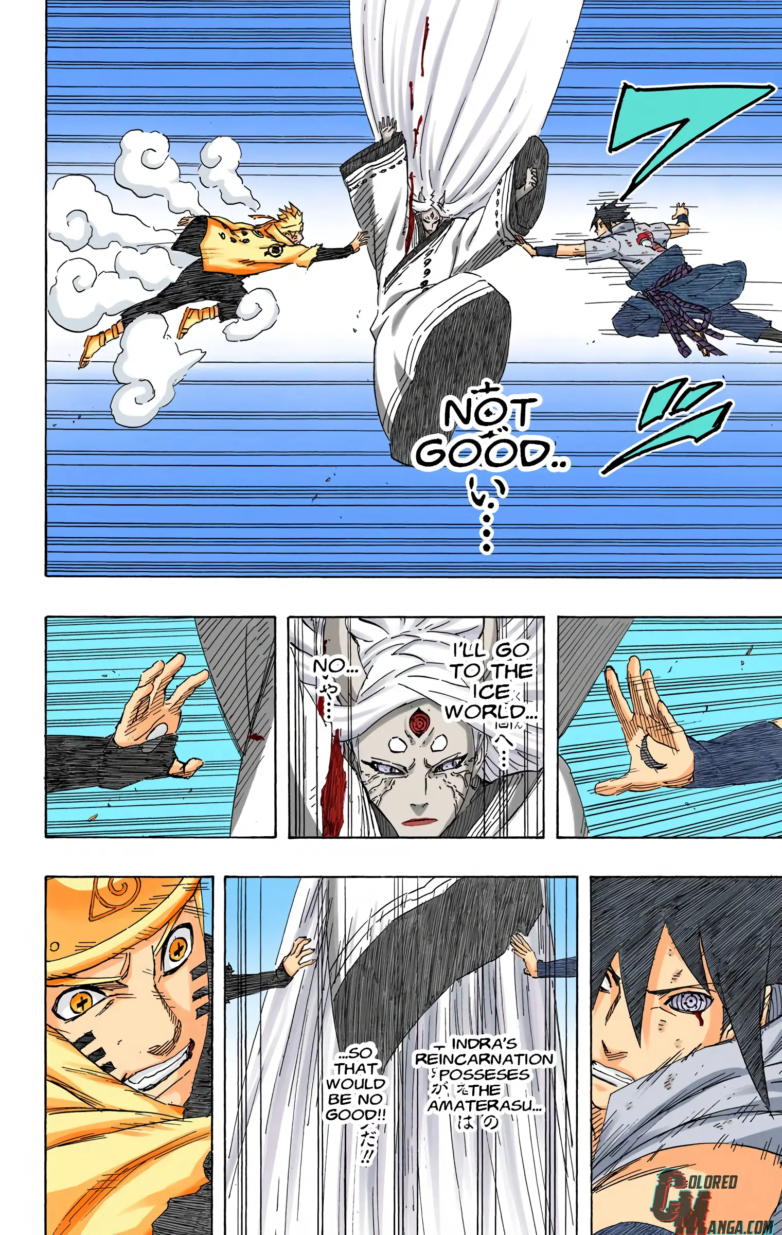 Naruto Colored Manga Online, chapter 689, page 14