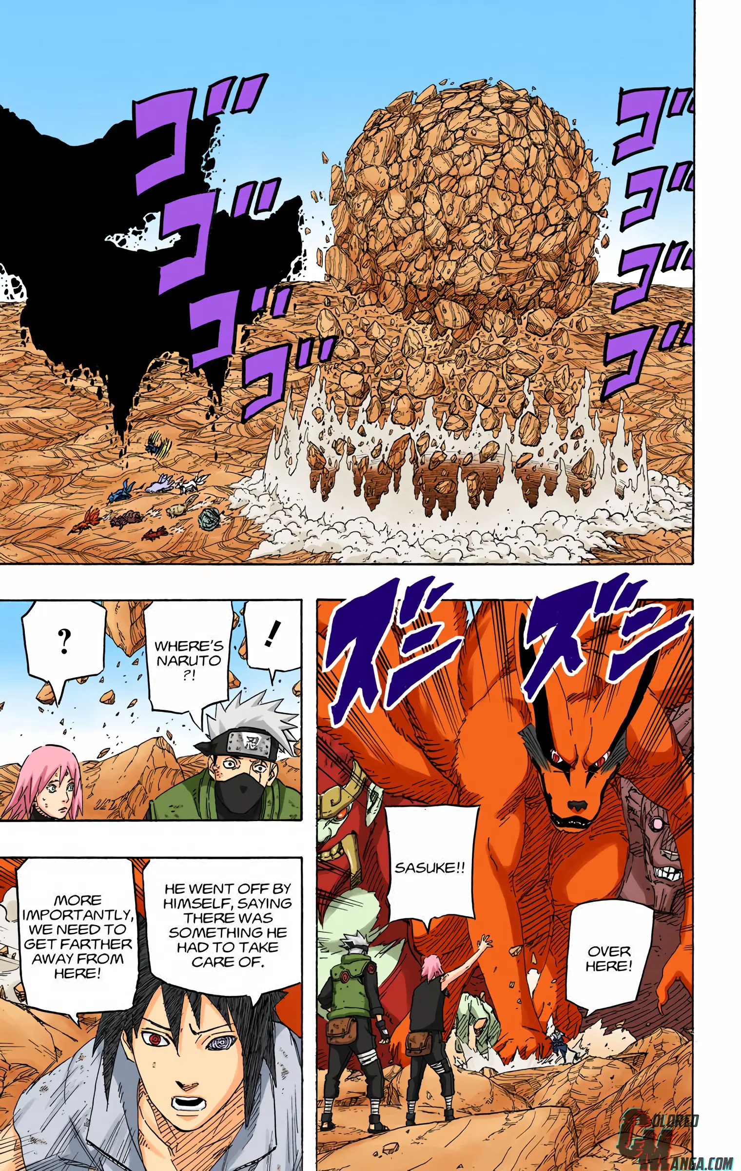 Naruto Colored Manga Online, chapter 690, page 7