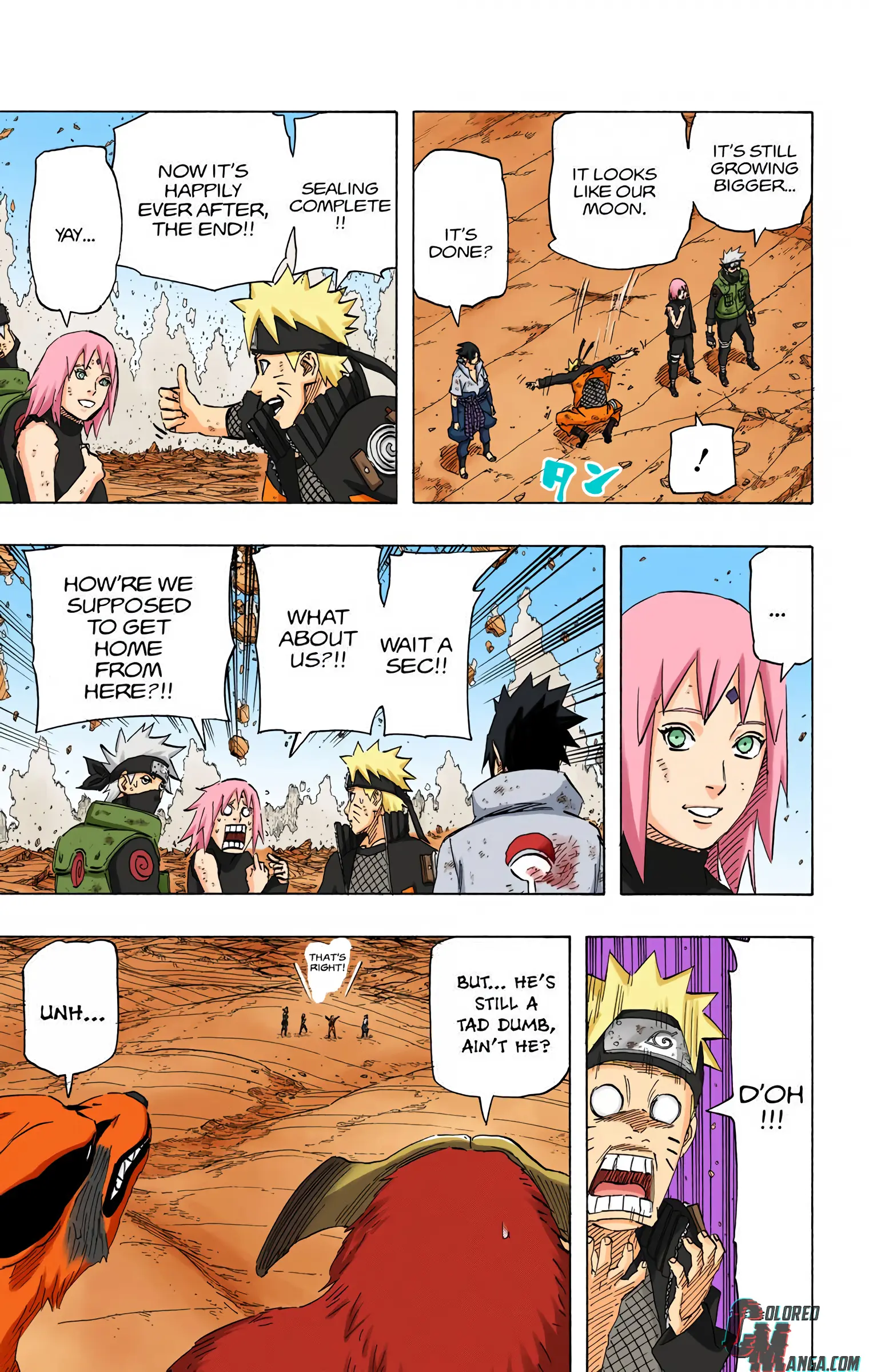 Naruto Colored Manga Online, chapter 690, page 11