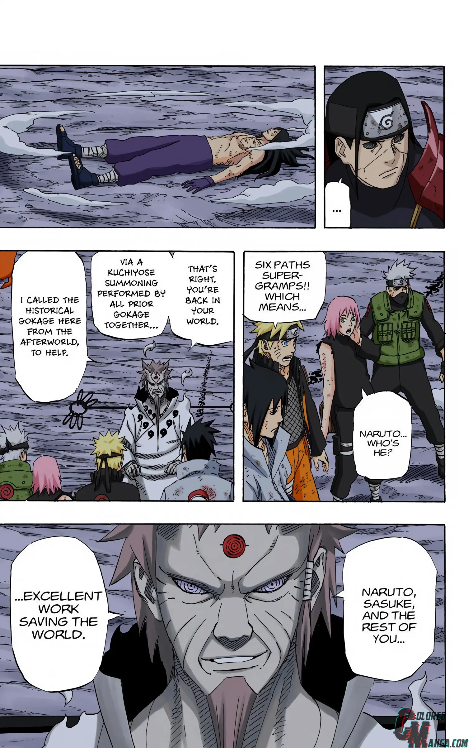 Naruto Colored Manga Online, chapter 690, page 15