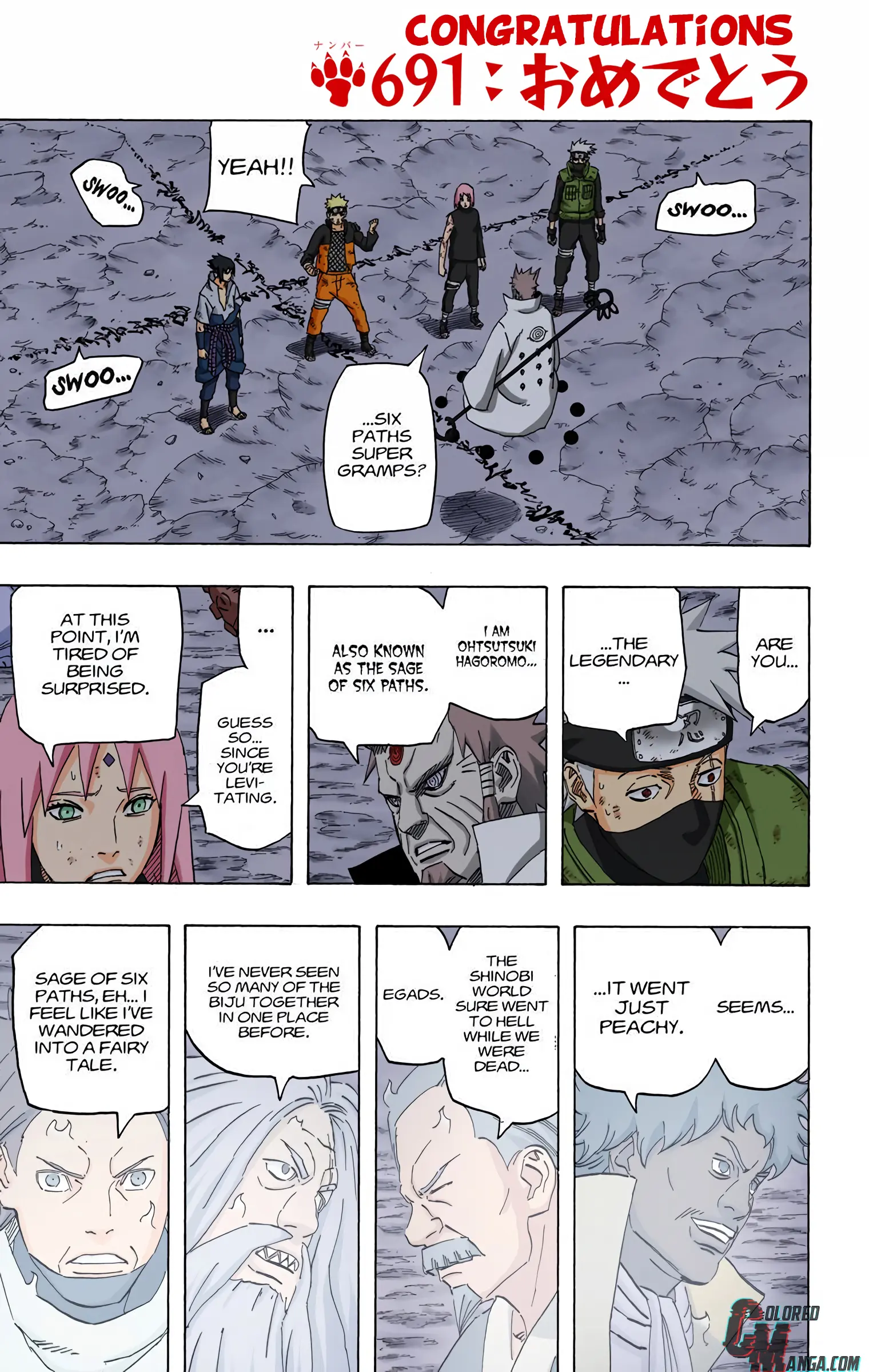 Naruto Colored Manga Online, chapter 691, page 7