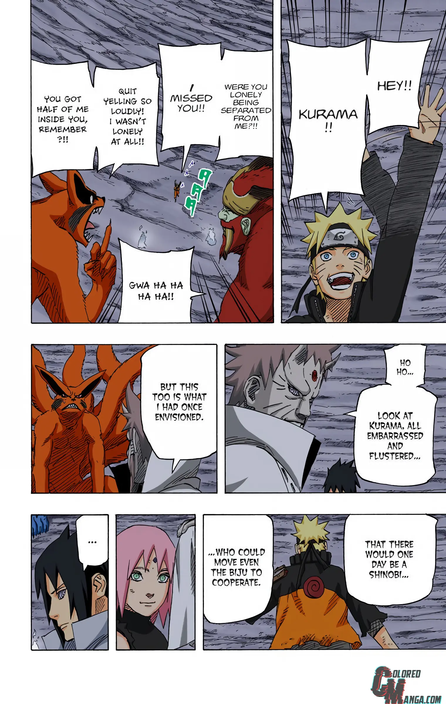 Naruto Colored Manga Online, chapter 691, page 9