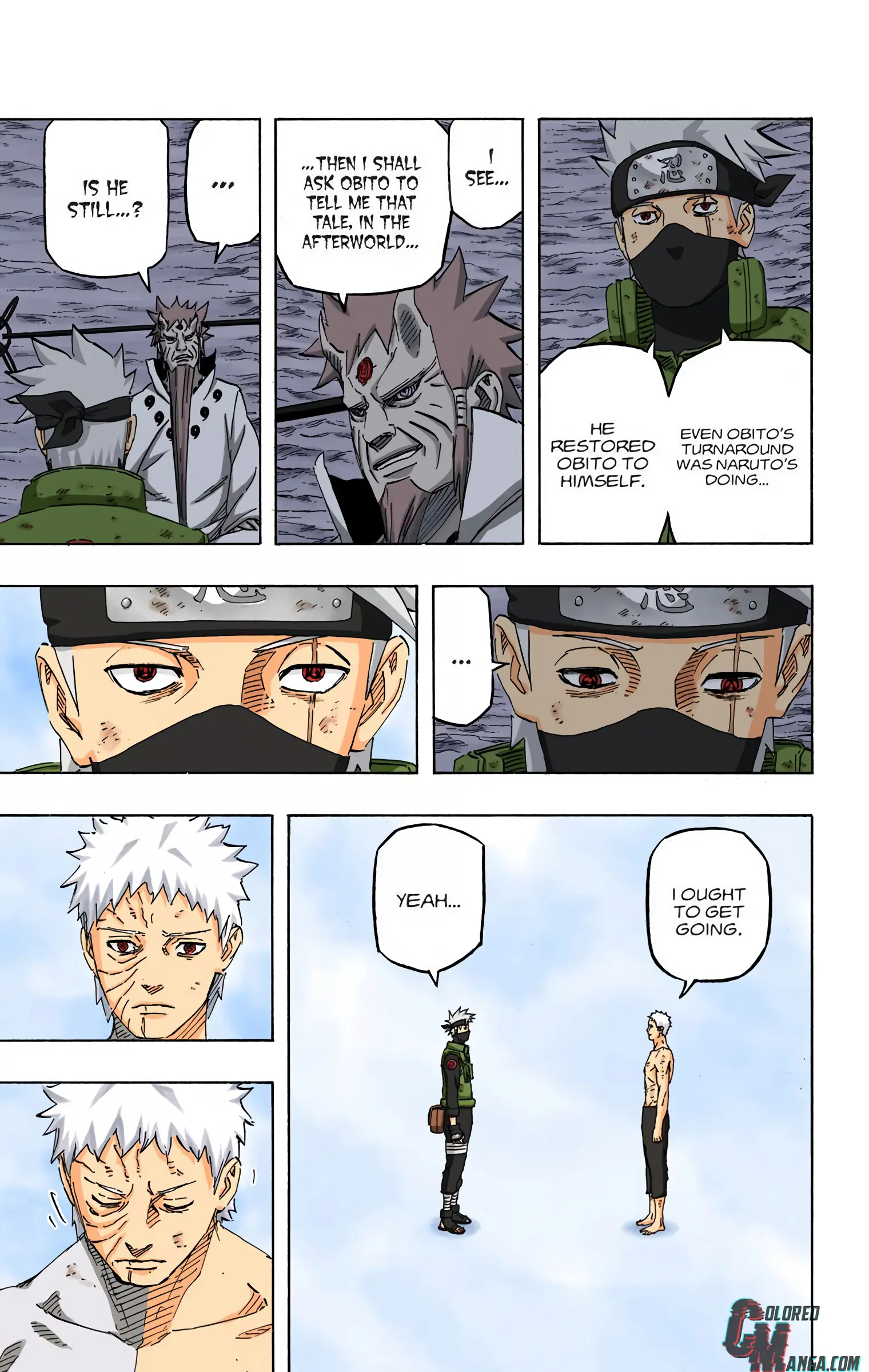 Naruto Colored Manga Online, chapter 691, page 10