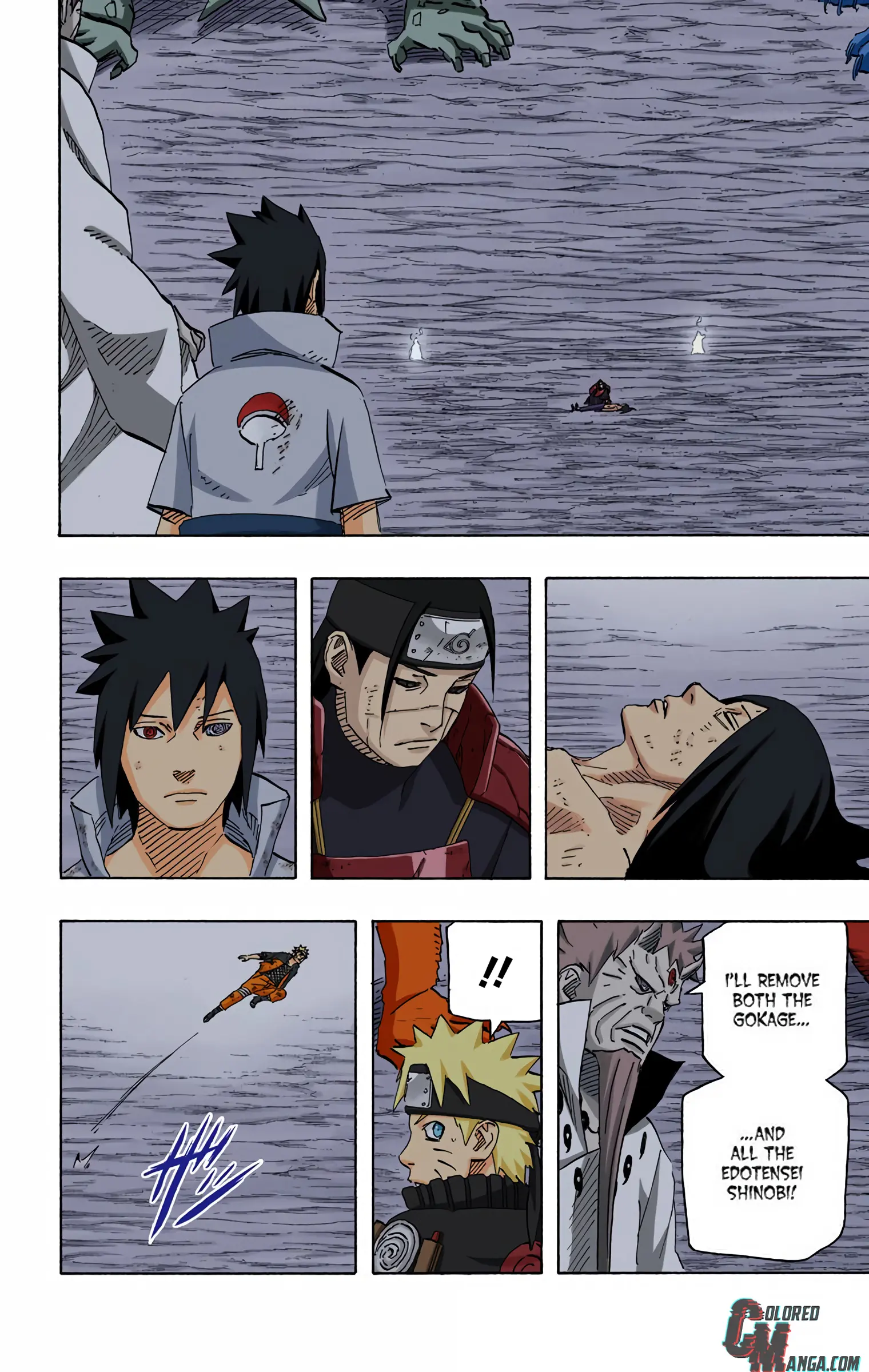 Naruto Colored Manga Online, chapter 691, page 17