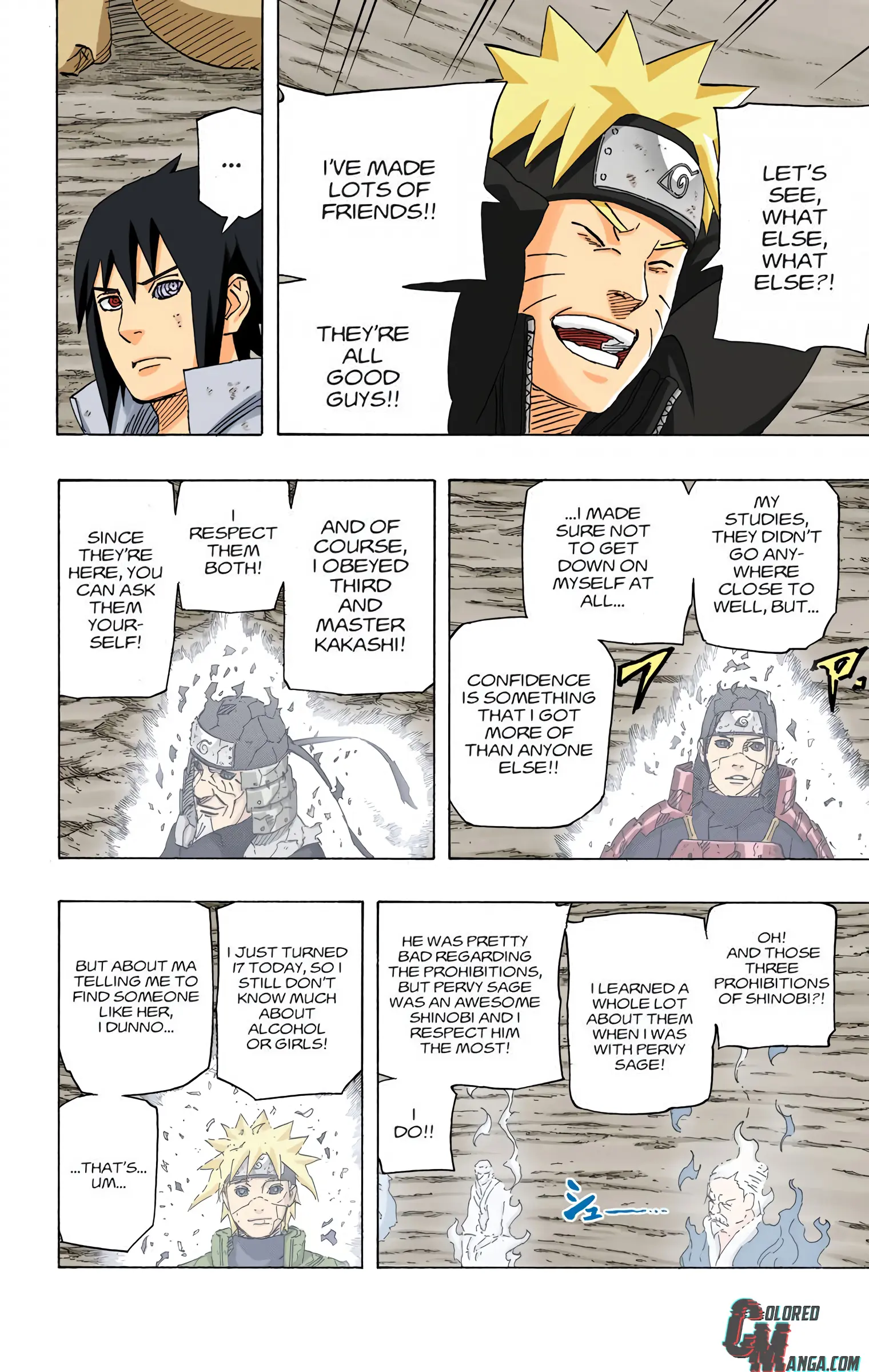 Naruto Colored Manga Online, chapter 691, page 21