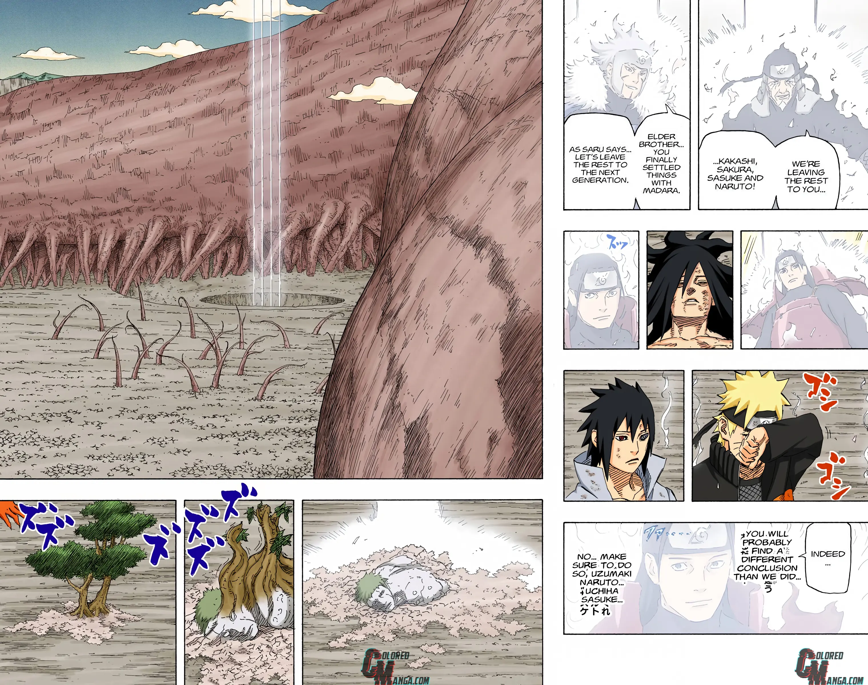 Naruto Colored Manga Online, chapter 692, page 2