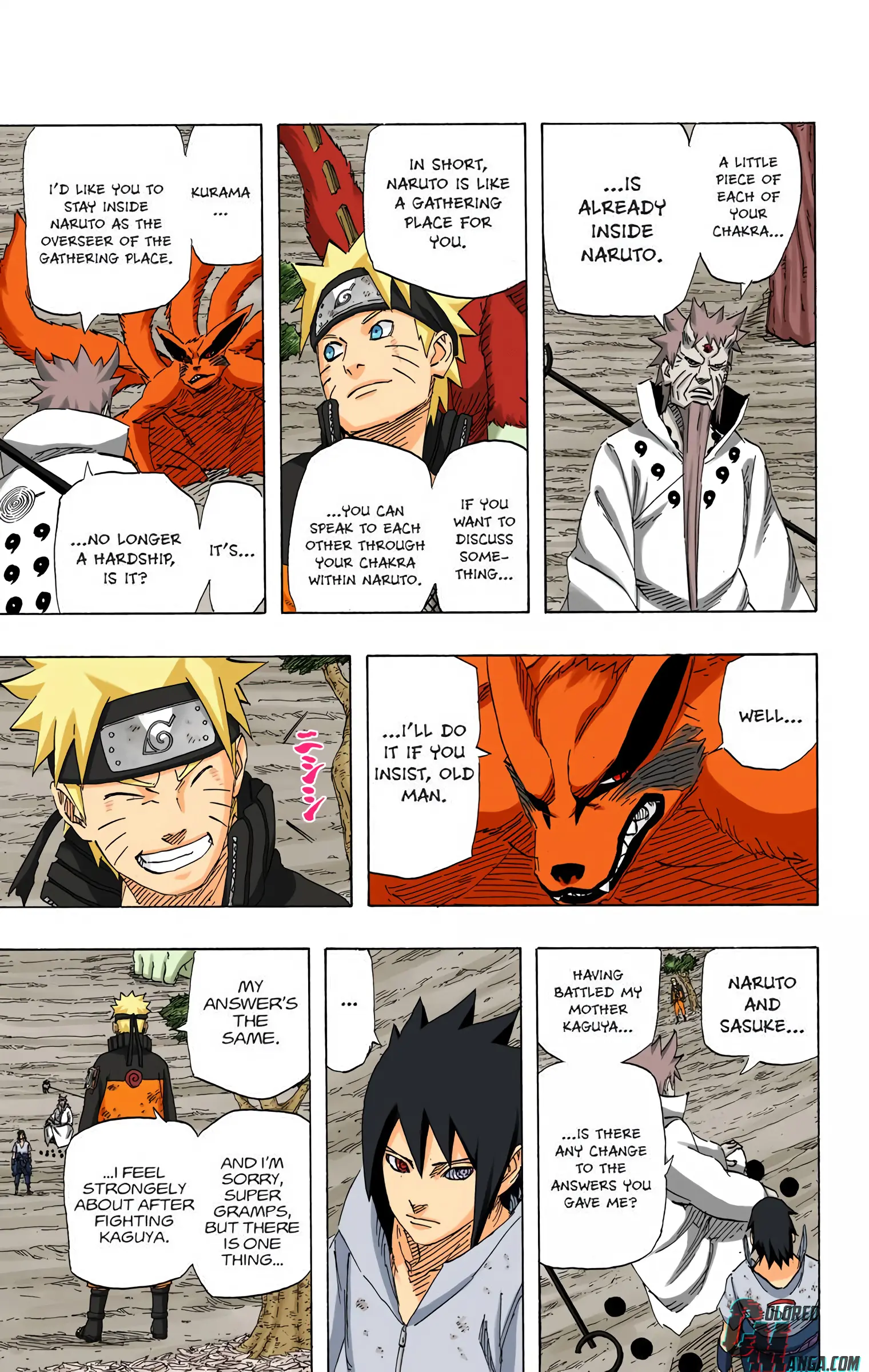 Naruto Colored Manga Online, chapter 692, page 4