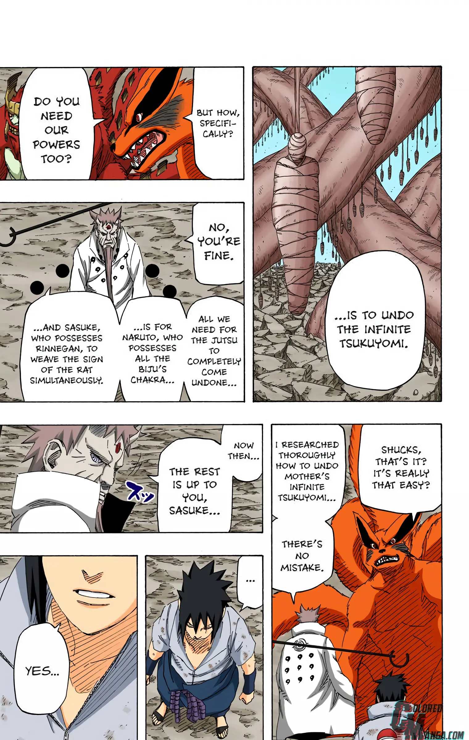 Naruto Colored Manga Online, chapter 692, page 6