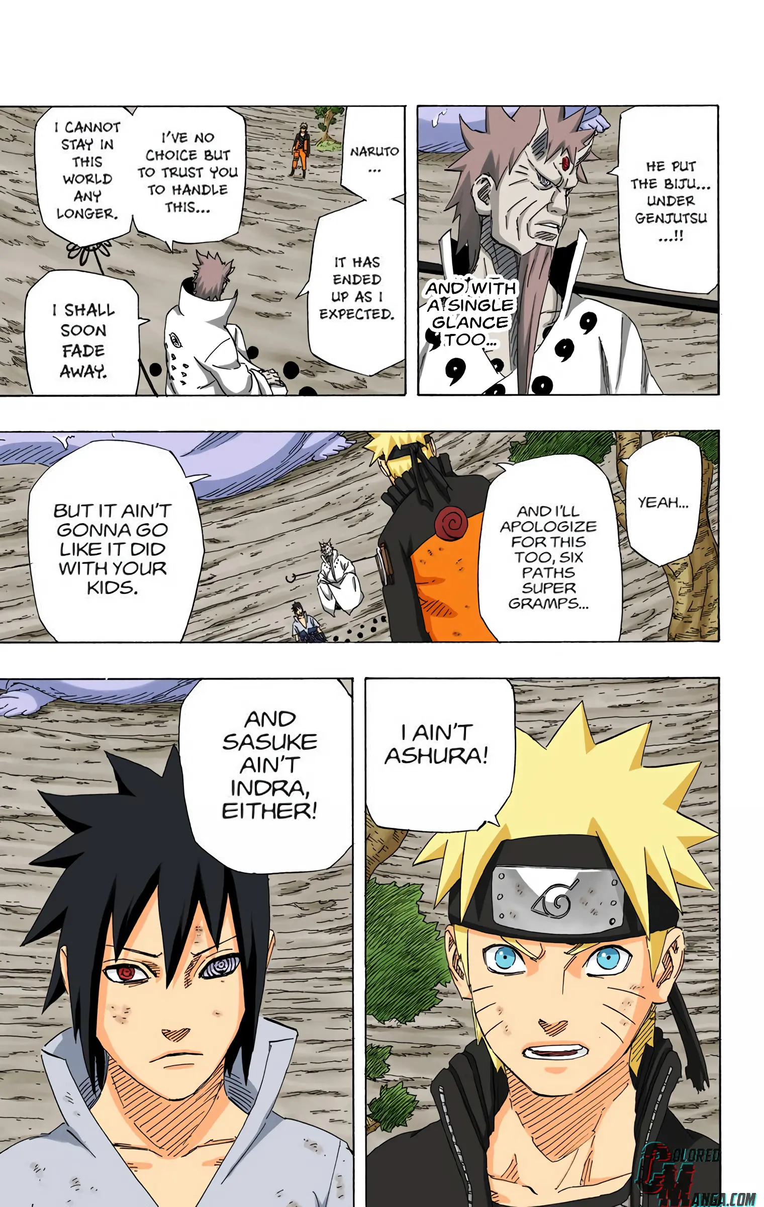 Naruto Colored Manga Online, chapter 692, page 9