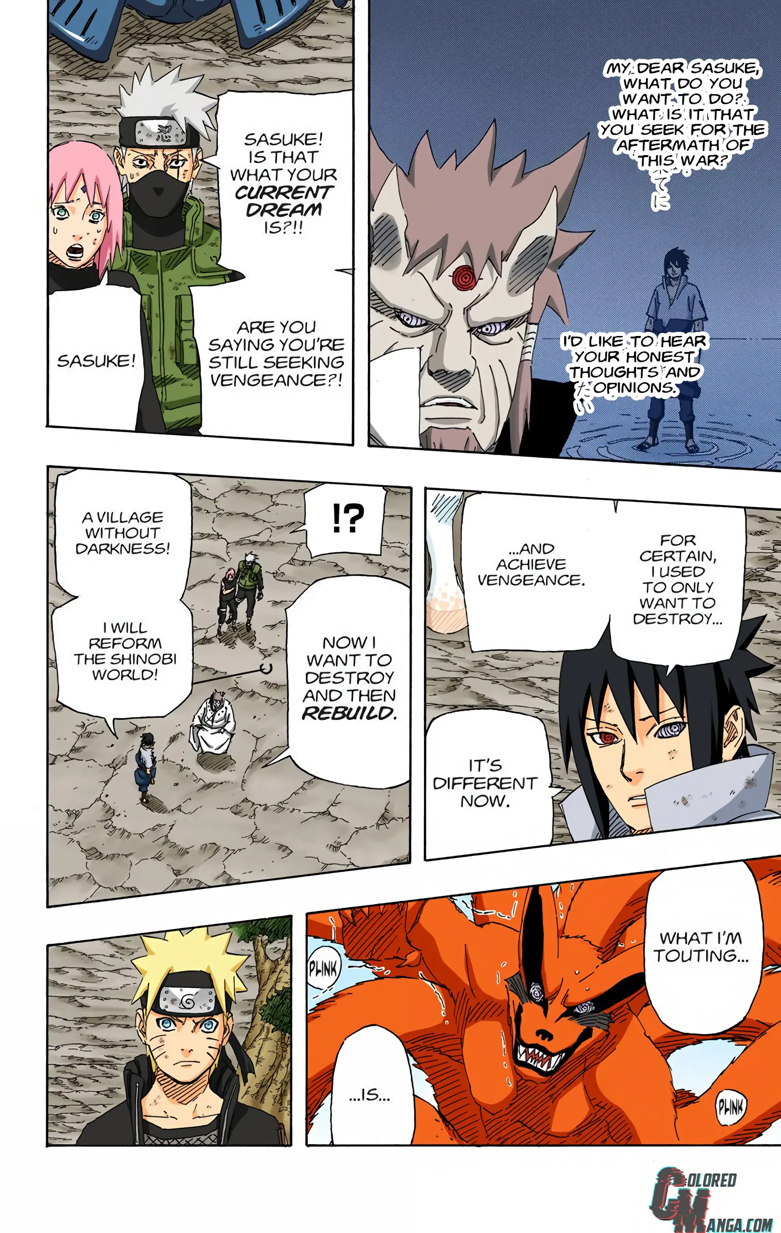 Naruto Colored Manga Online, chapter 692, page 10