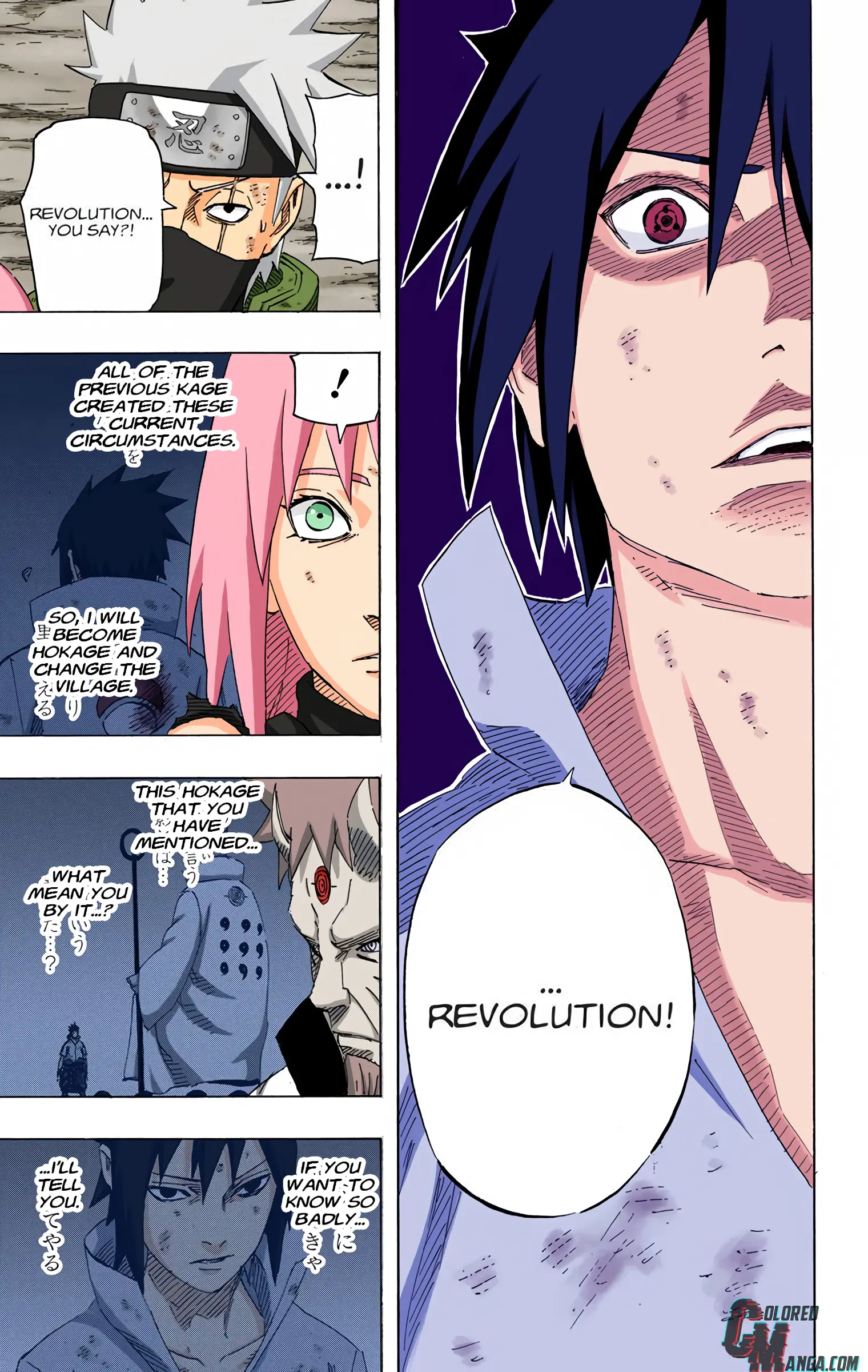 Naruto Colored Manga Online, chapter 692, page 11