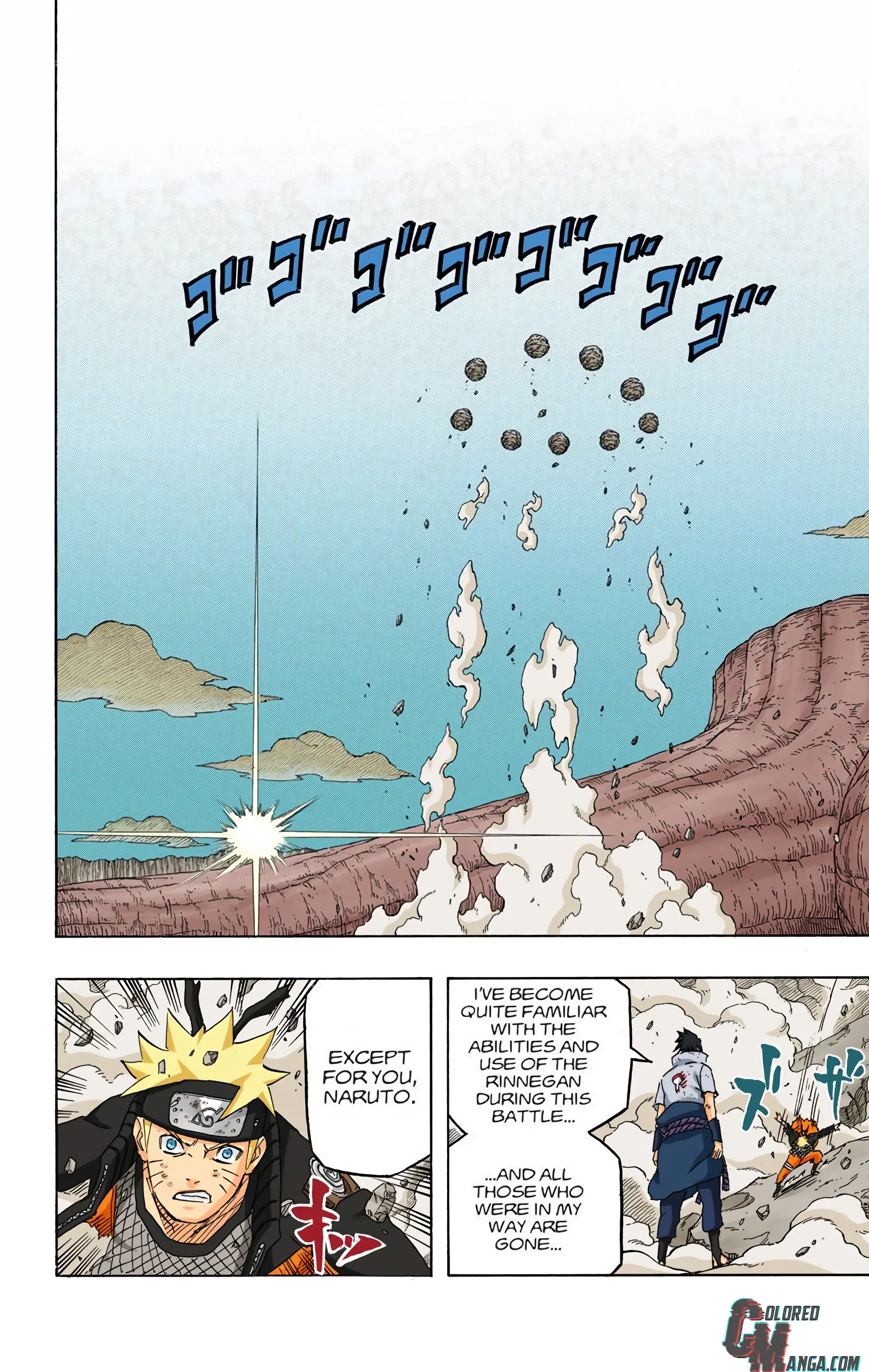 Naruto Colored Manga Online, chapter 692, page 14