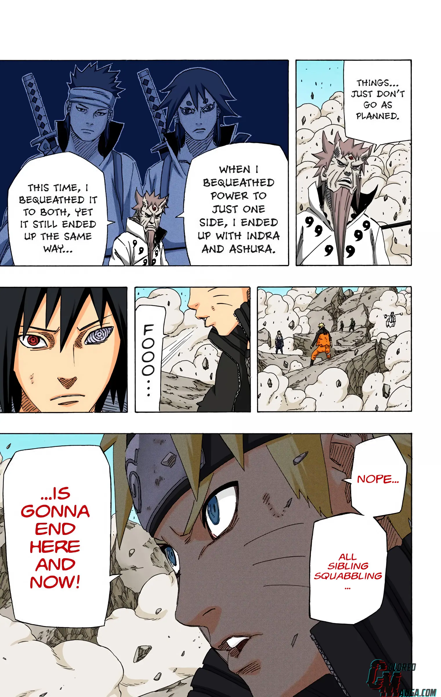 Naruto Colored Manga Online, chapter 692, page 15
