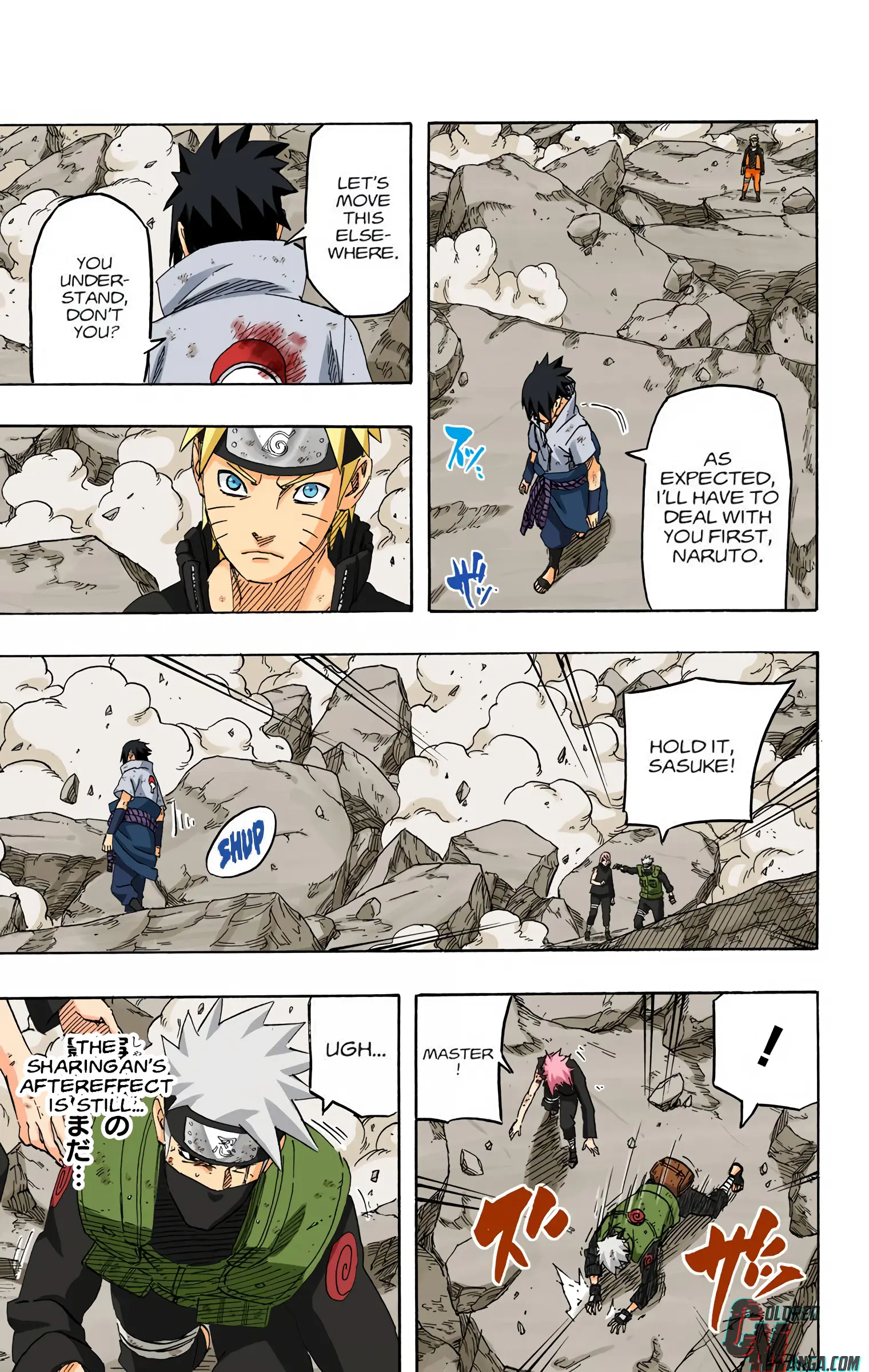 Naruto Colored Manga Online, chapter 693, page 3