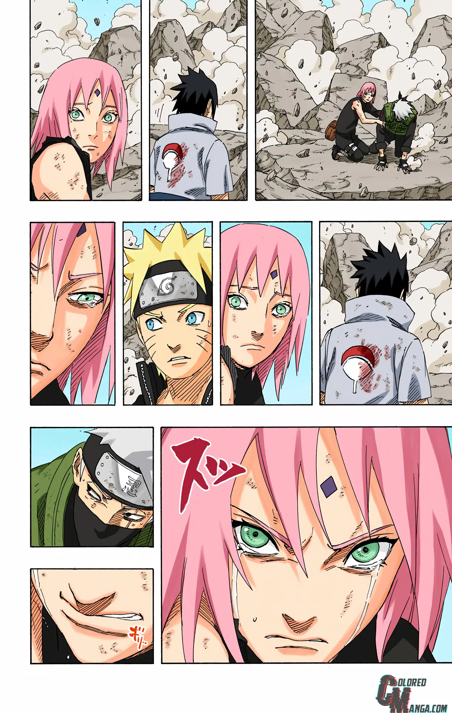 Naruto Colored Manga Online, chapter 693, page 4