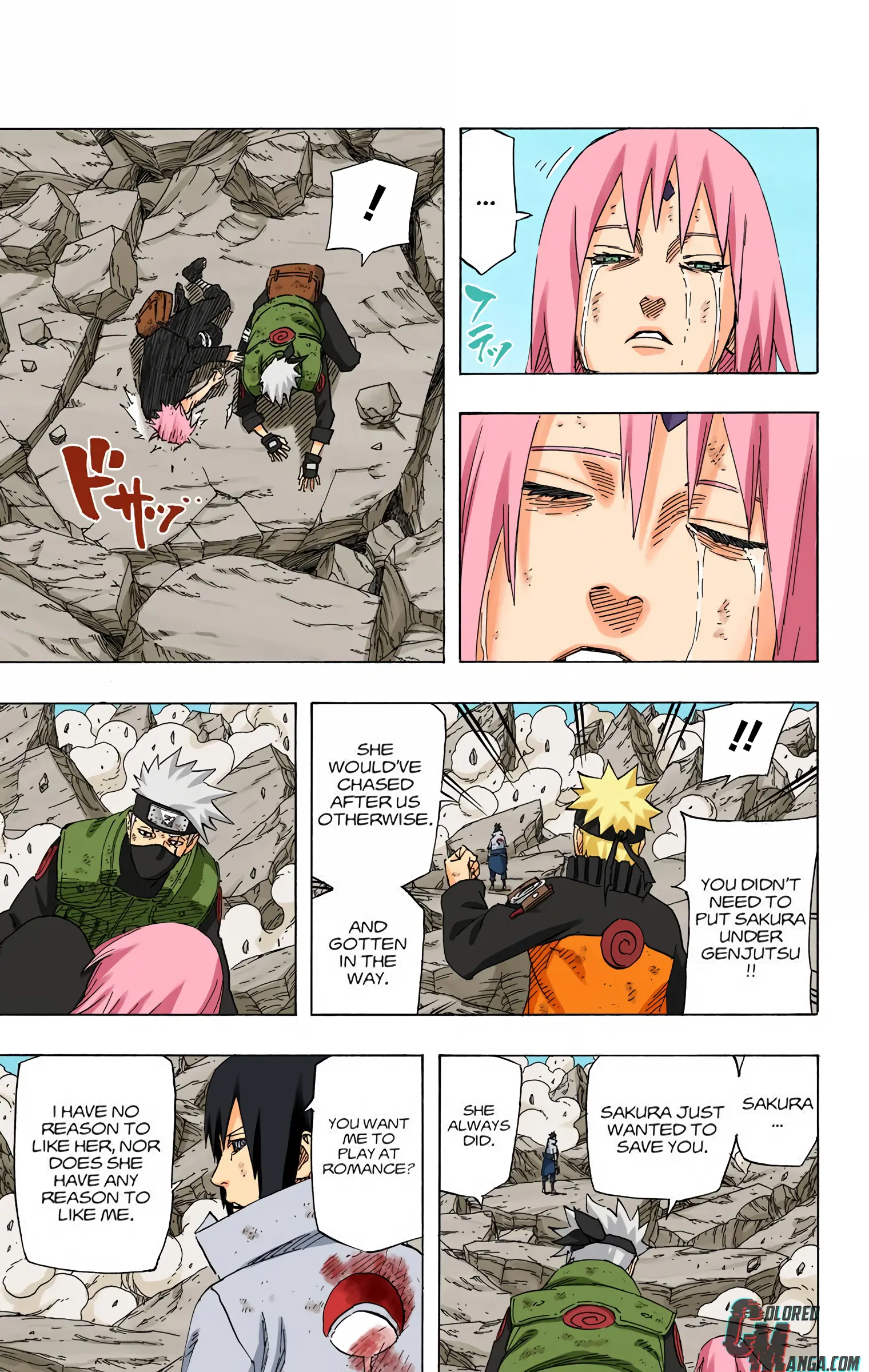 Naruto Colored Manga Online, chapter 693, page 7