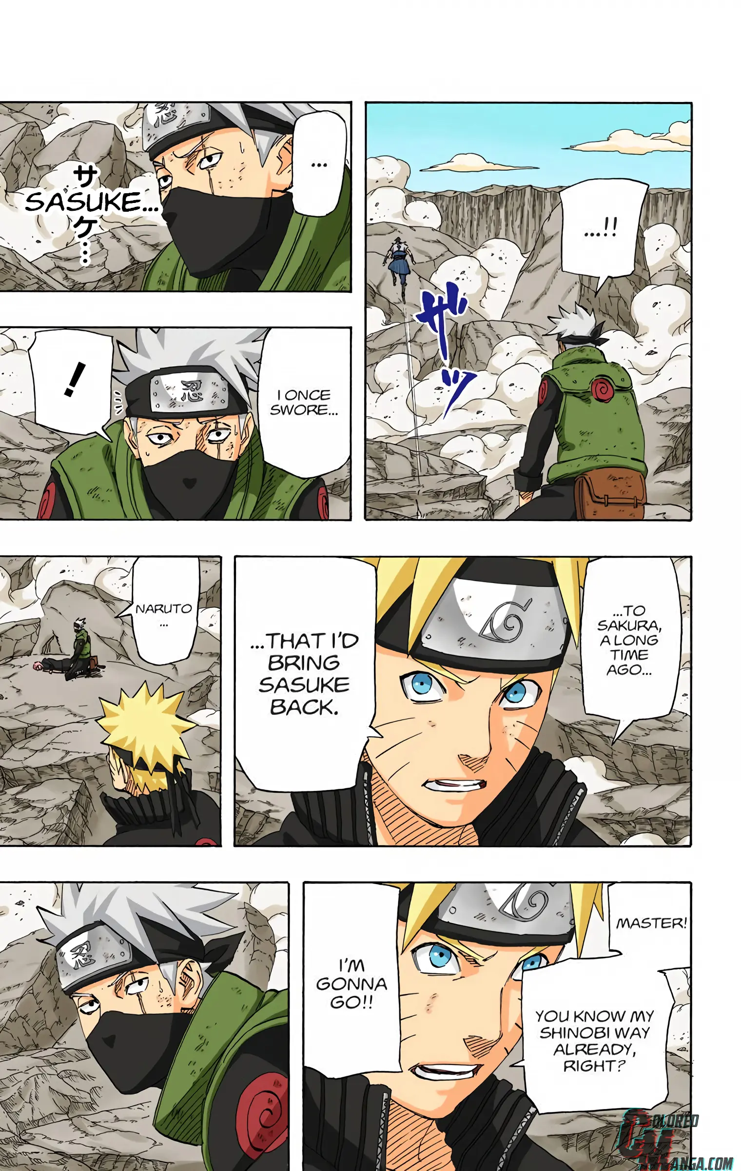 Naruto Colored Manga Online, chapter 693, page 9