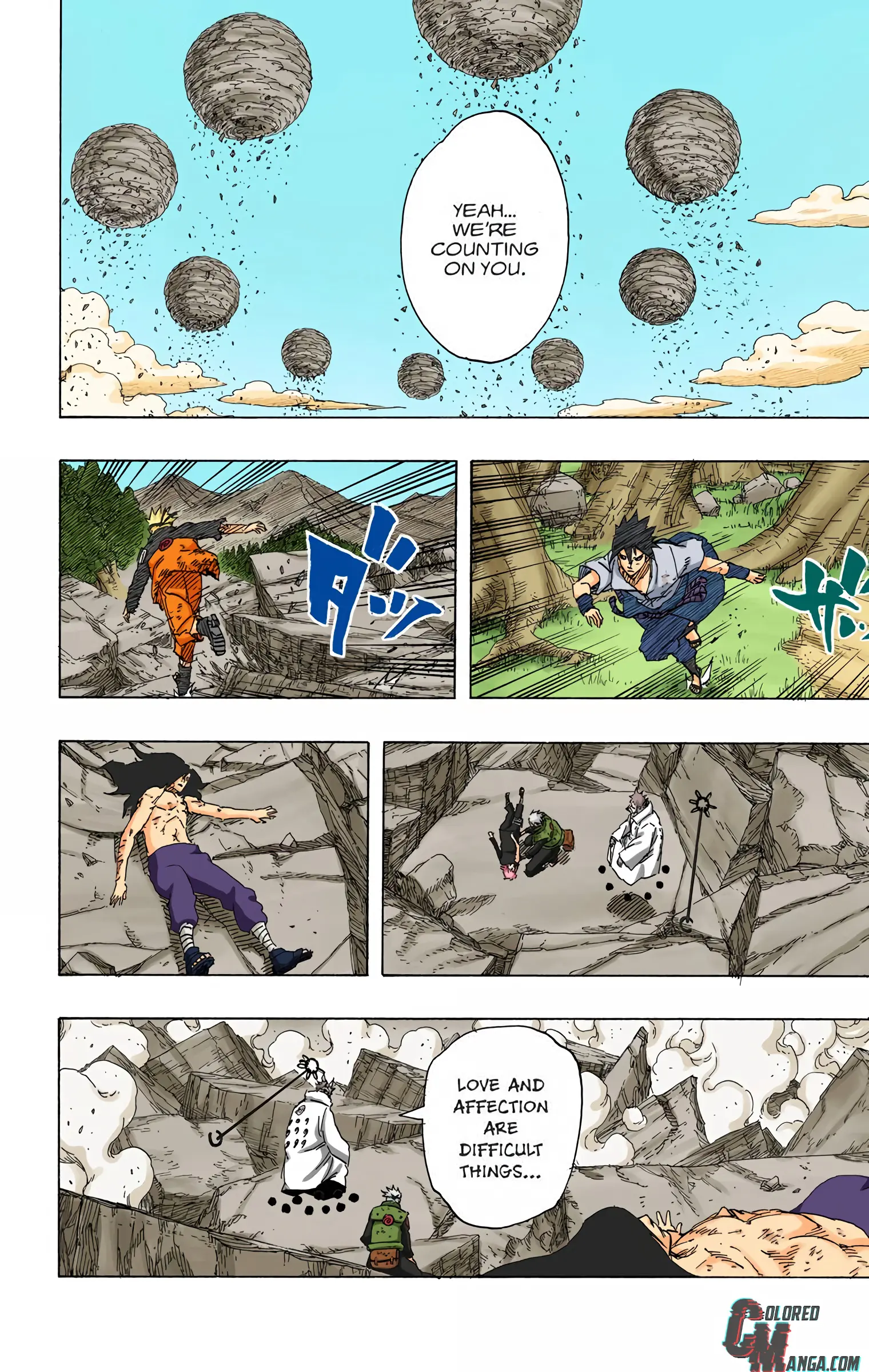 Naruto Colored Manga Online, chapter 693, page 10