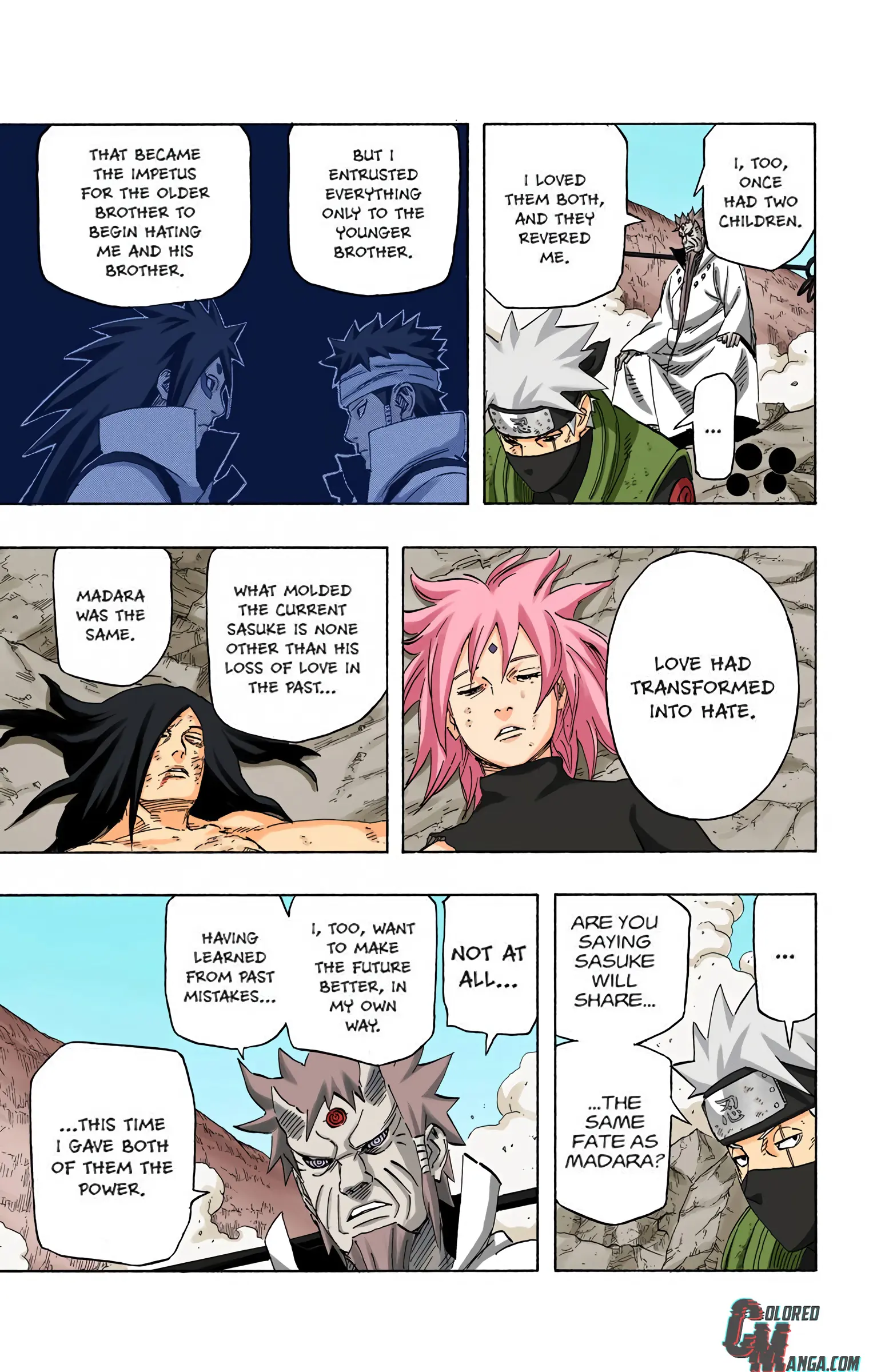 Naruto Colored Manga Online, chapter 693, page 11