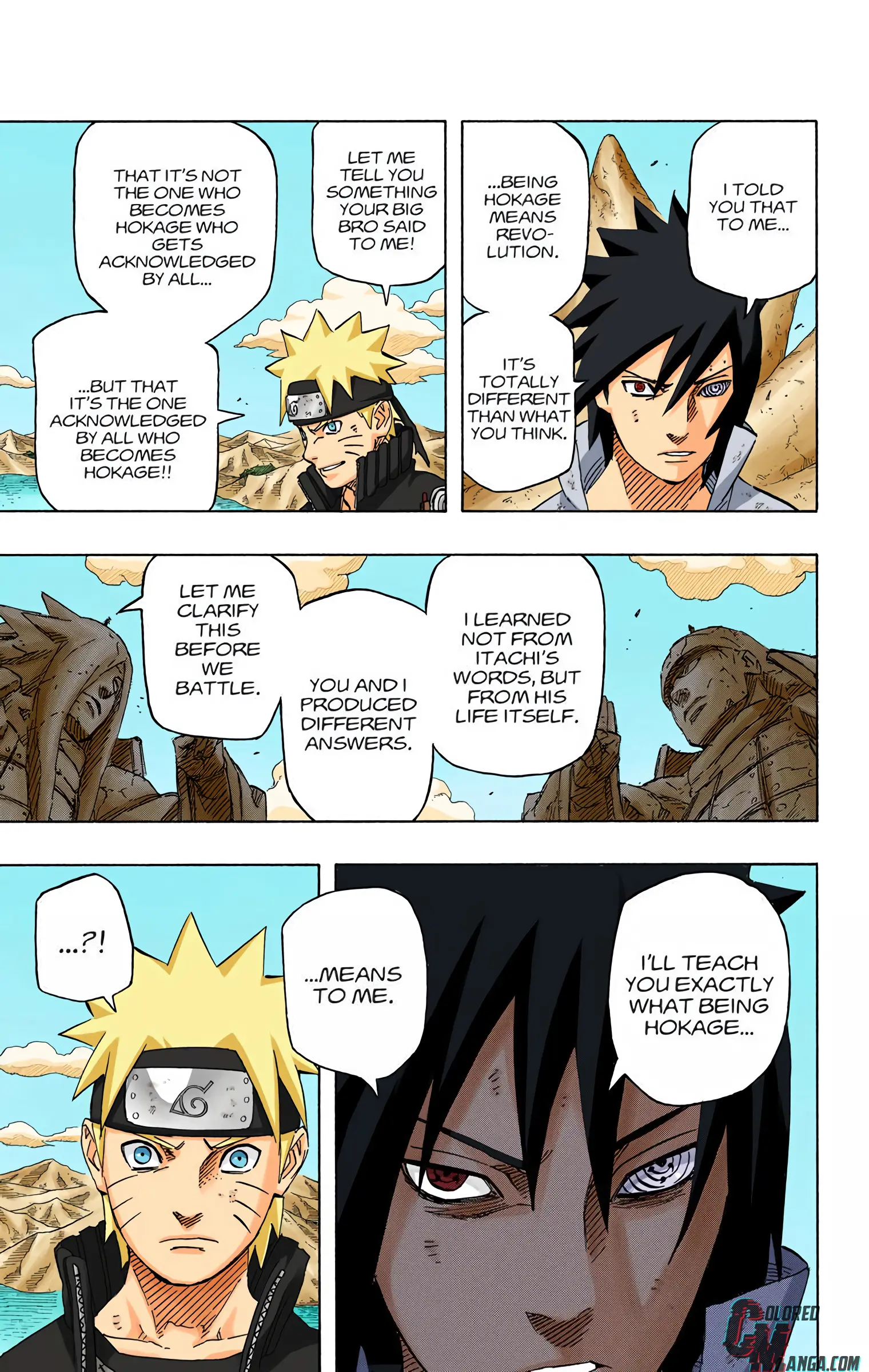 Naruto Colored Manga Online, chapter 693, page 16