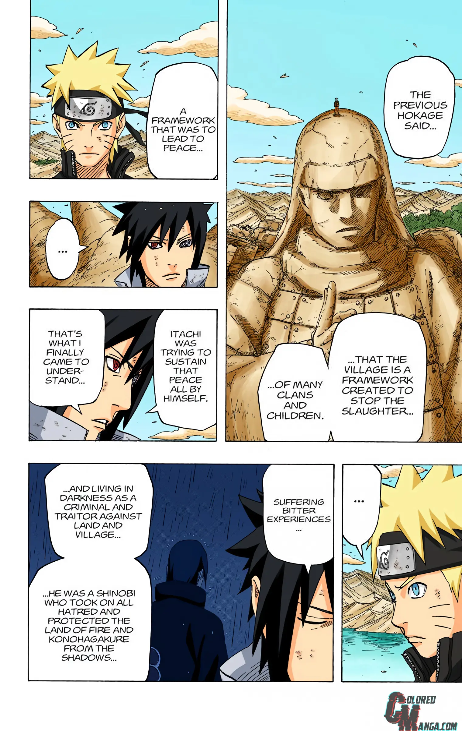 Naruto Colored Manga Online, chapter 694, page 2