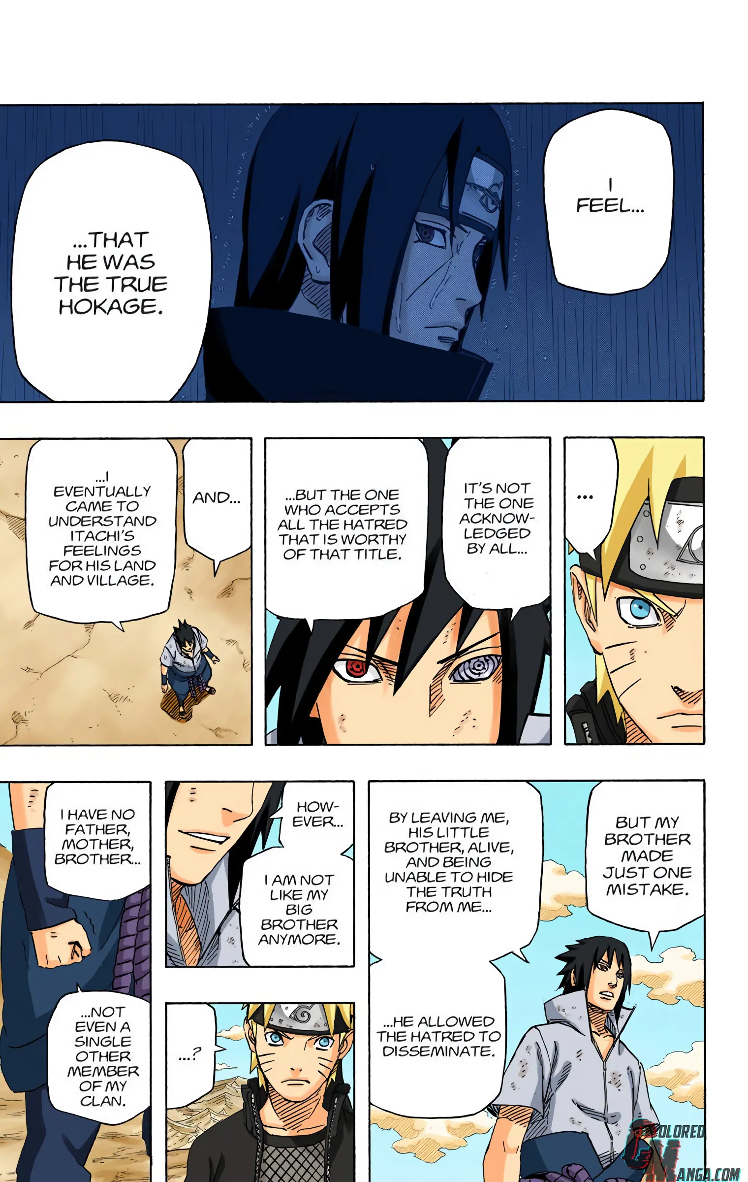Naruto Colored Manga Online, chapter 694, page 3