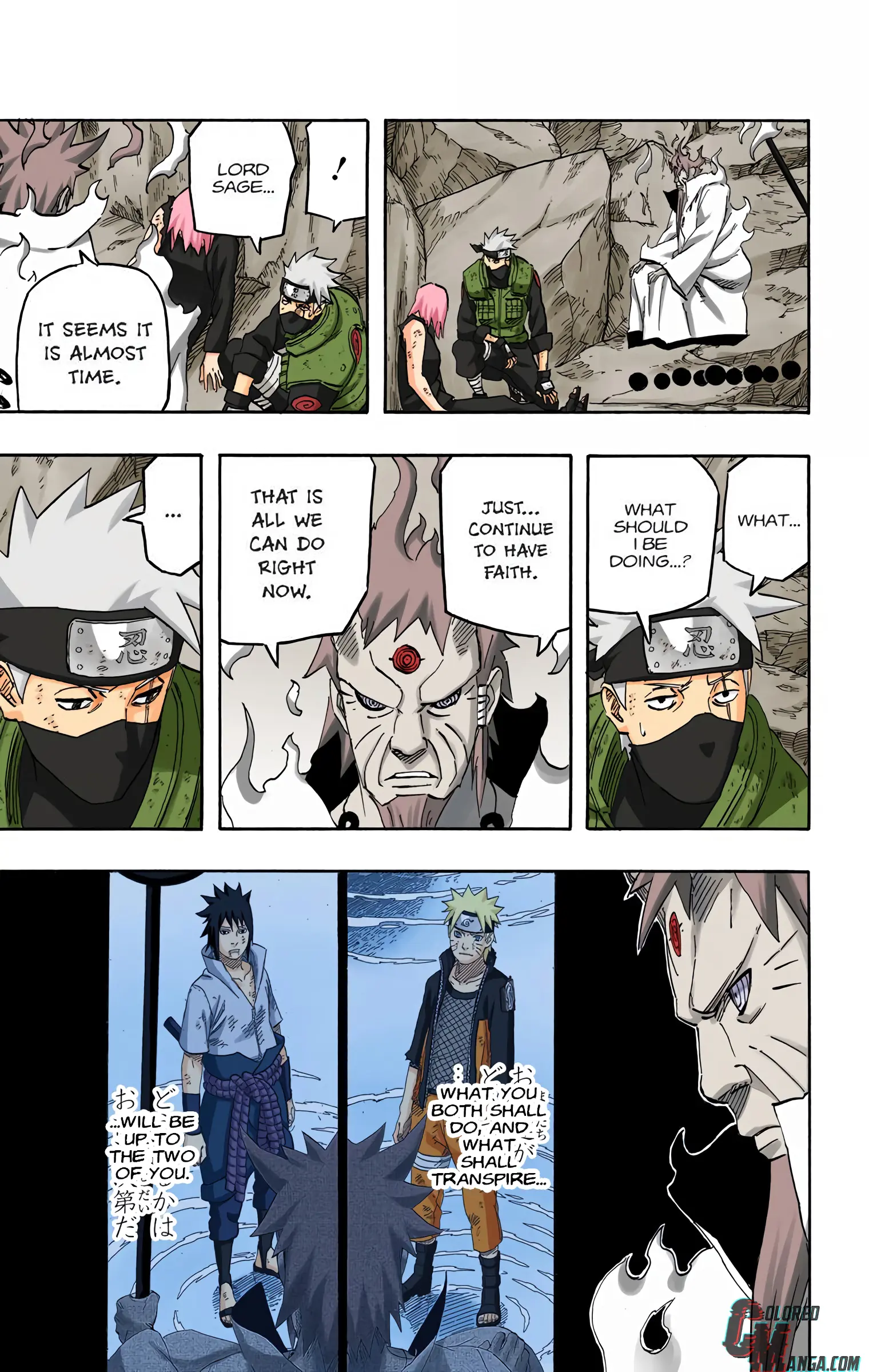 Naruto Colored Manga Online, chapter 694, page 13