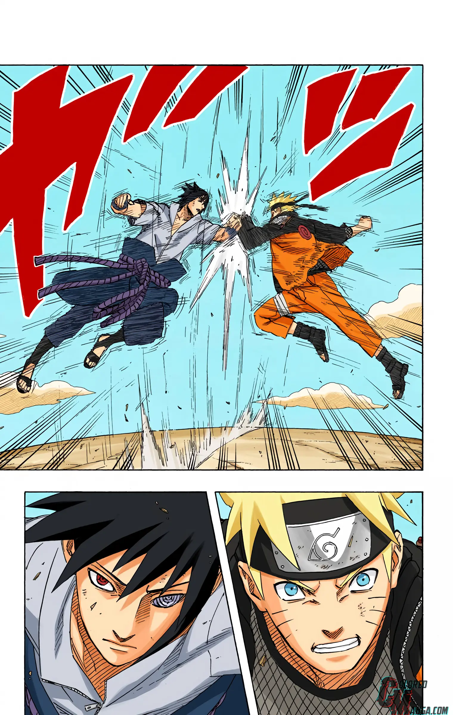 Naruto Colored Manga Online, chapter 694, page 17