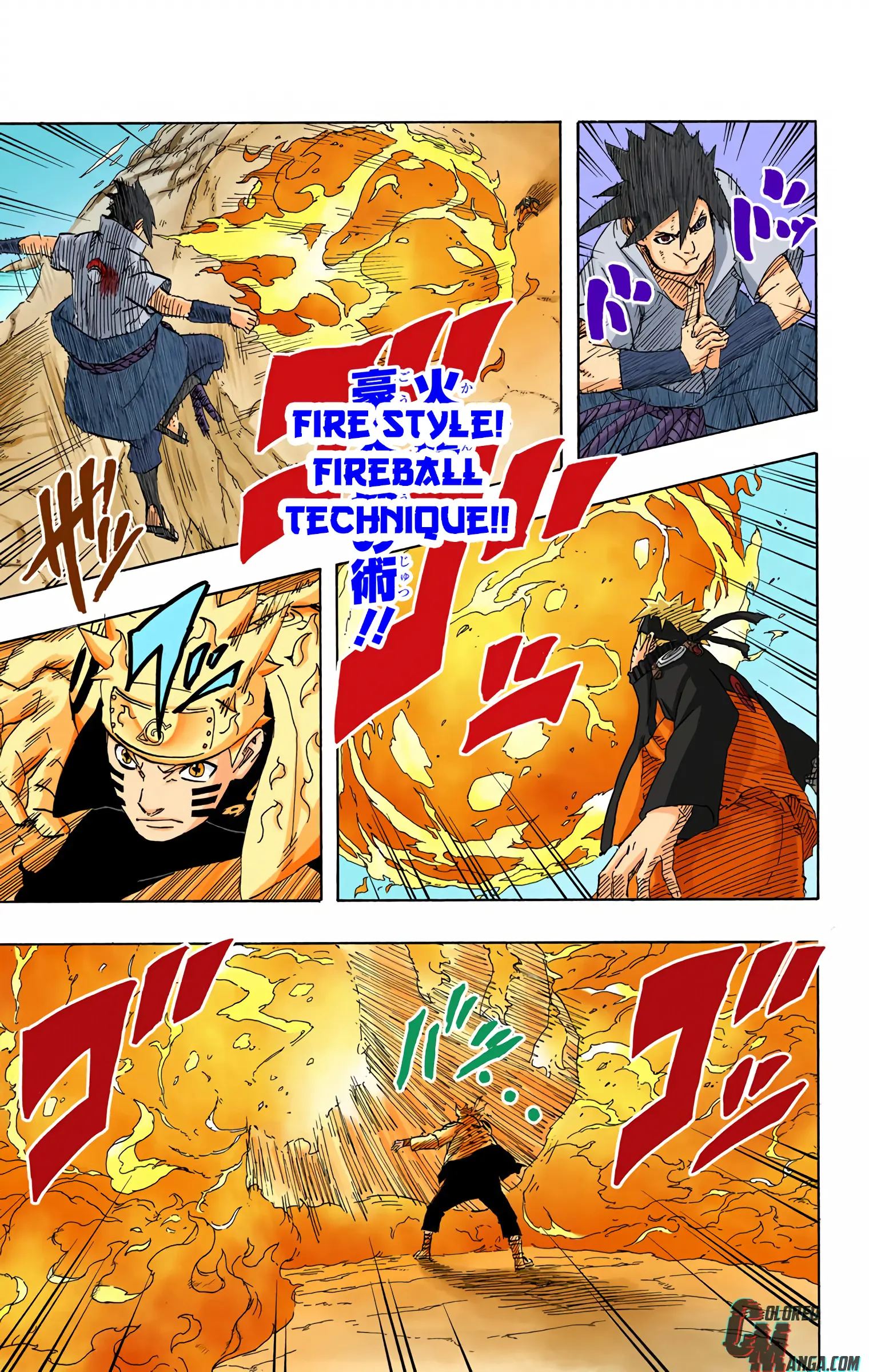 Naruto Colored Manga Online, chapter 695, page 4