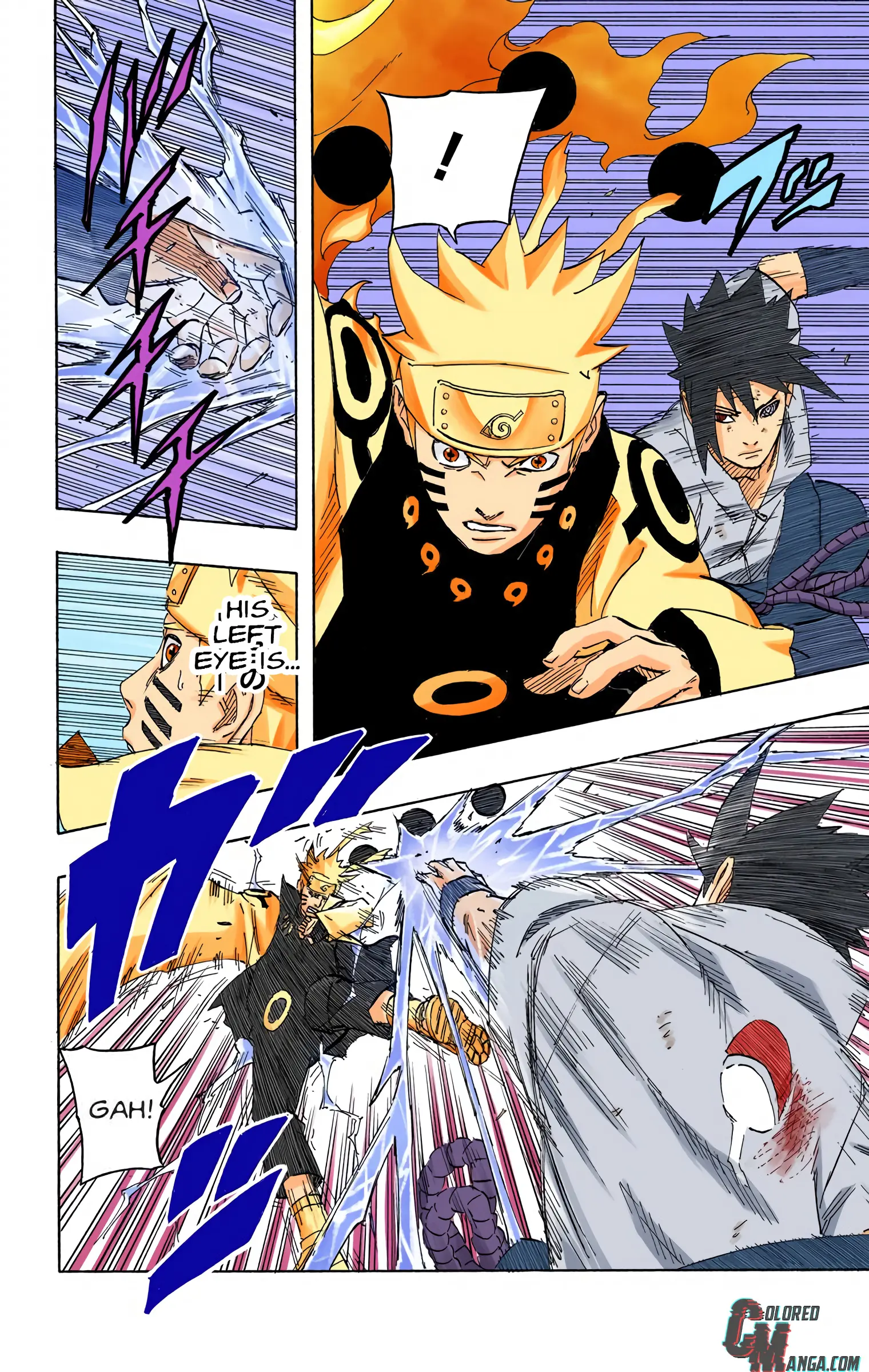 Naruto Colored Manga Online, chapter 695, page 5
