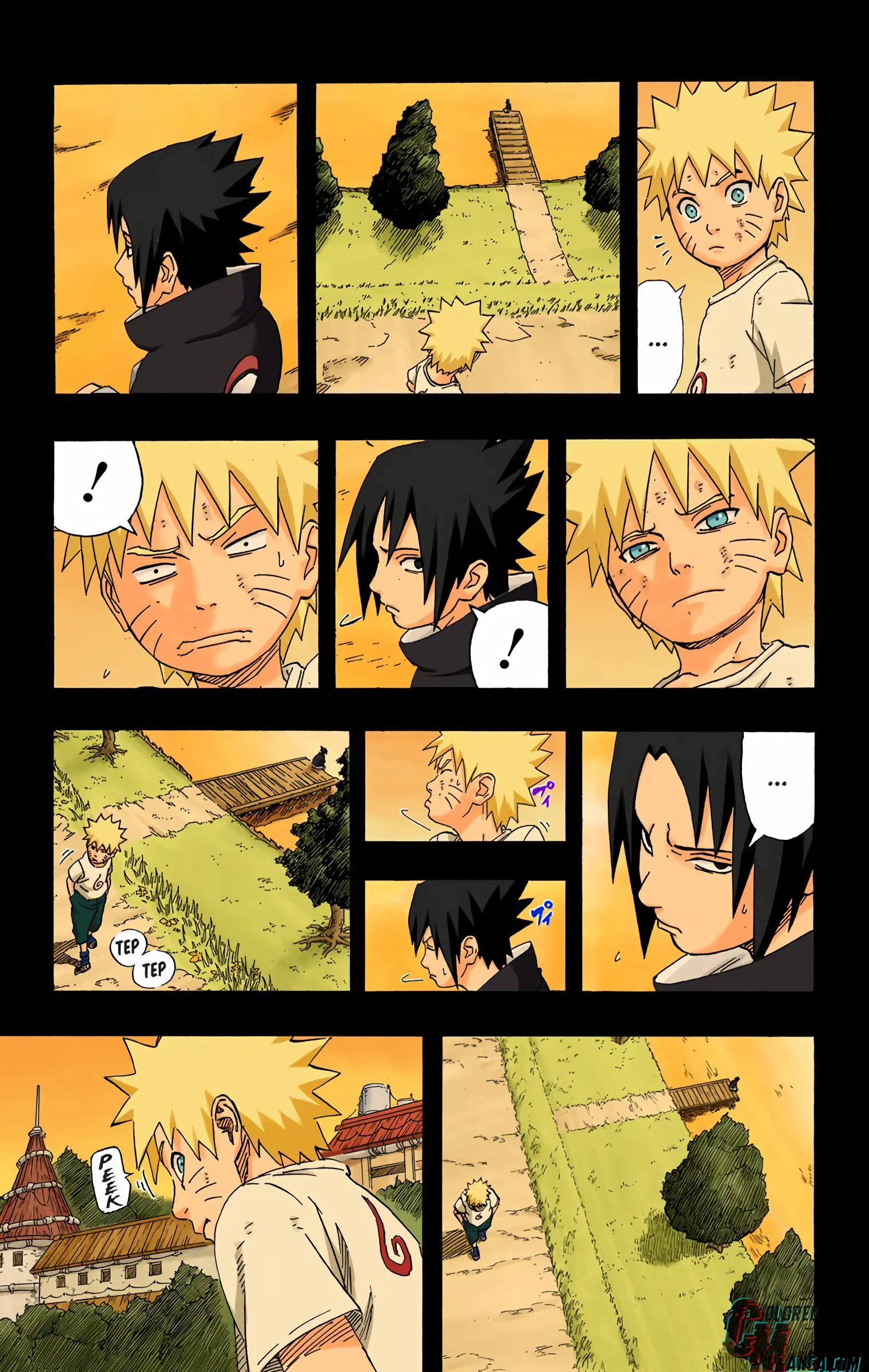 Naruto Colored Manga Online, chapter 695, page 12