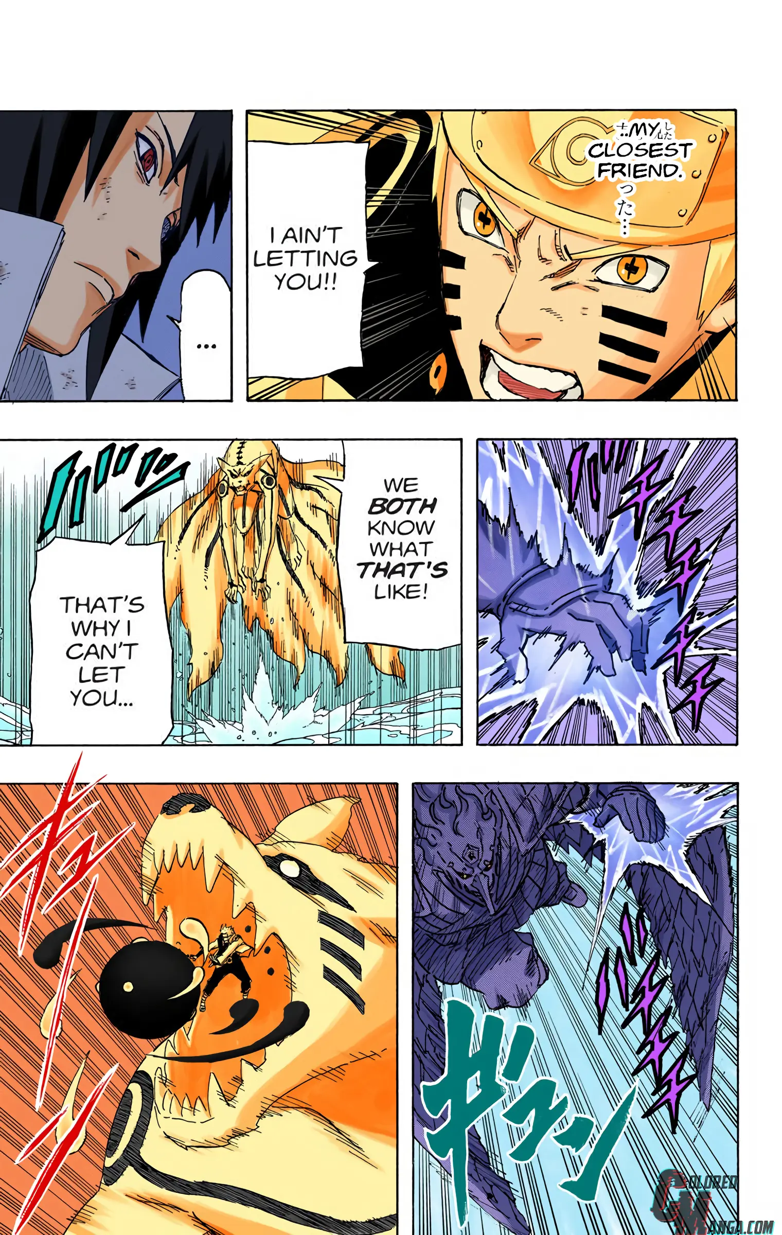 Naruto Colored Manga Online, chapter 695, page 16