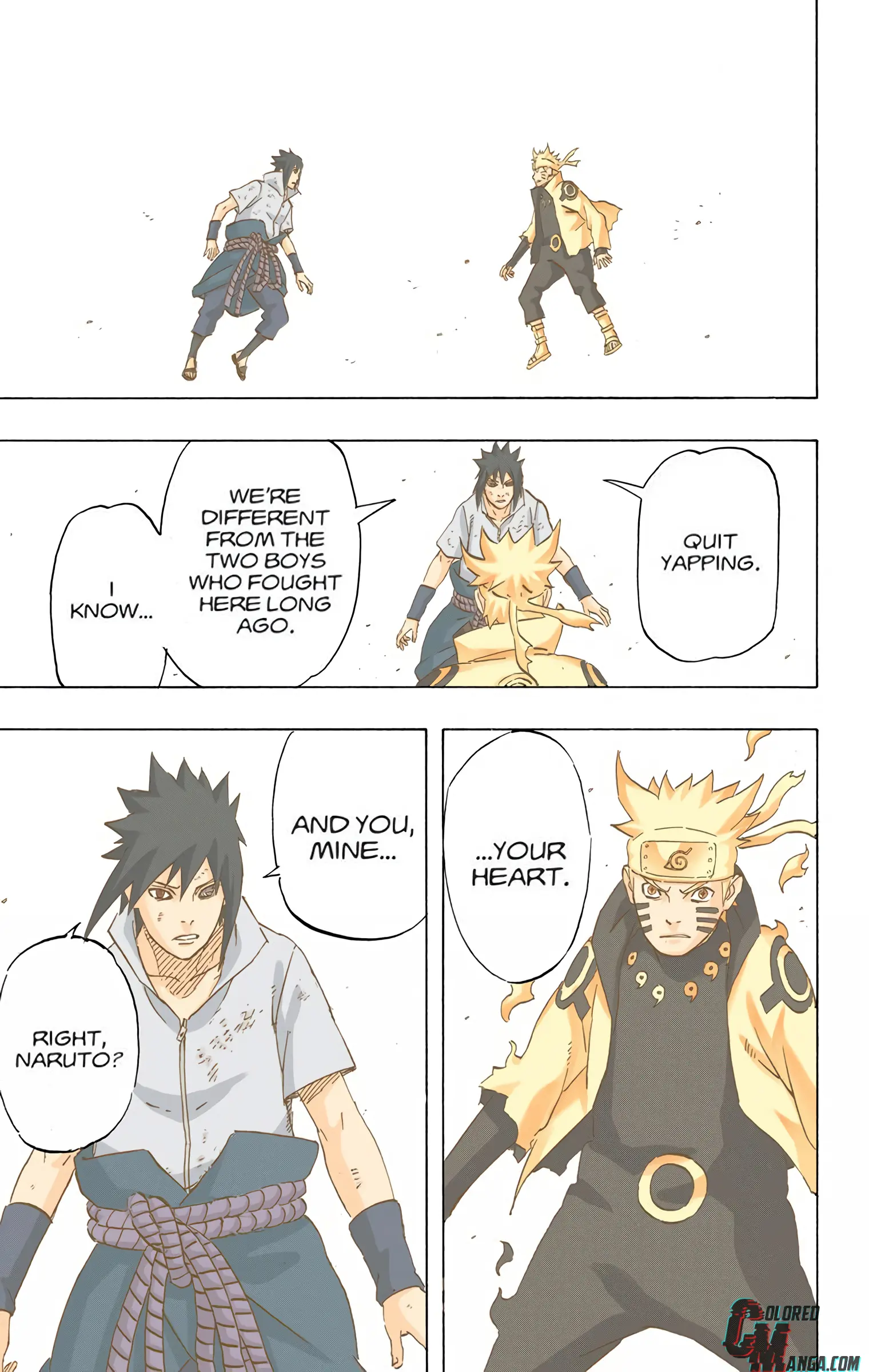 Naruto Colored Manga Online, chapter 695, page 20