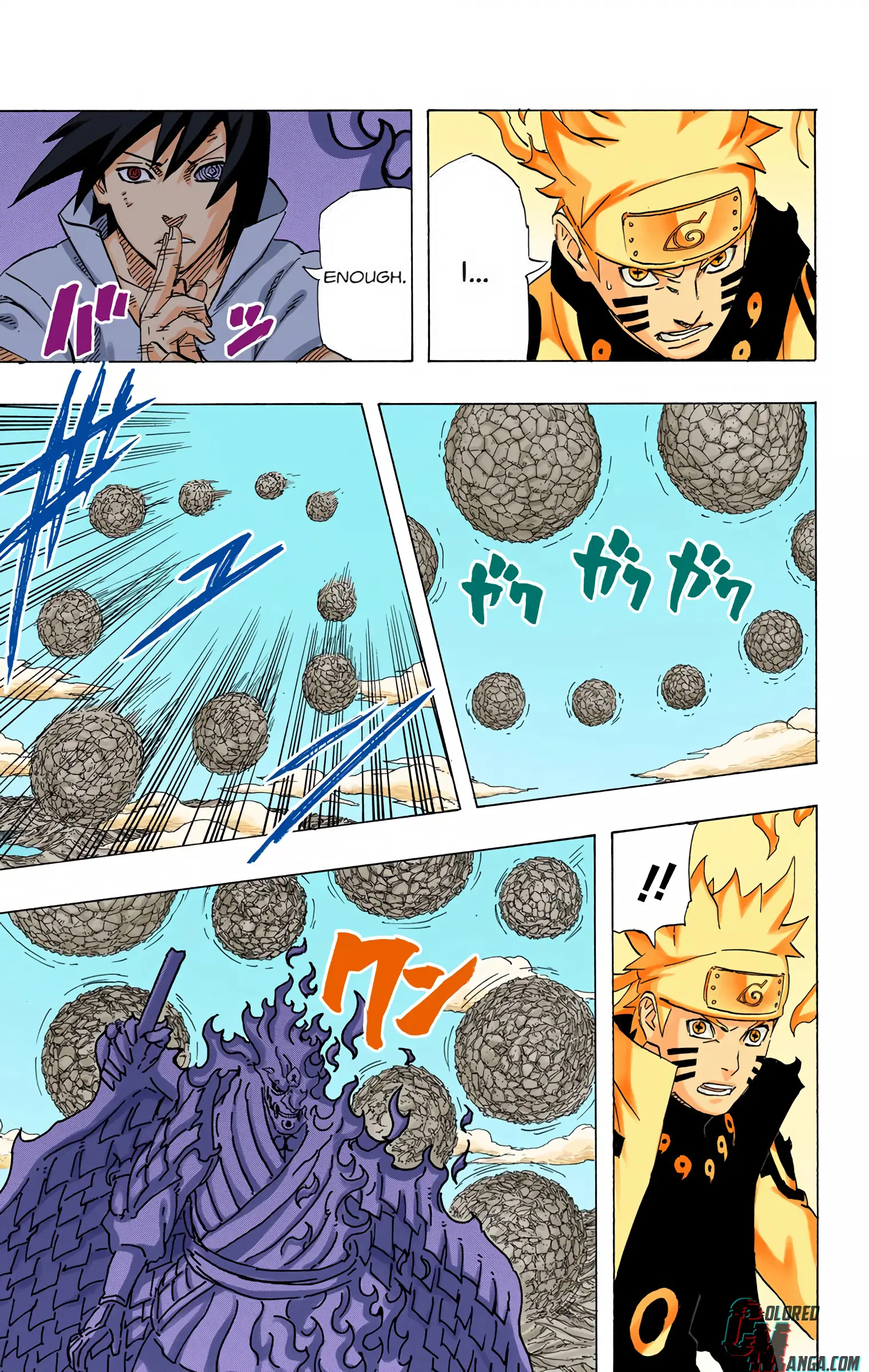 Naruto Colored Manga Online, chapter 696, page 5