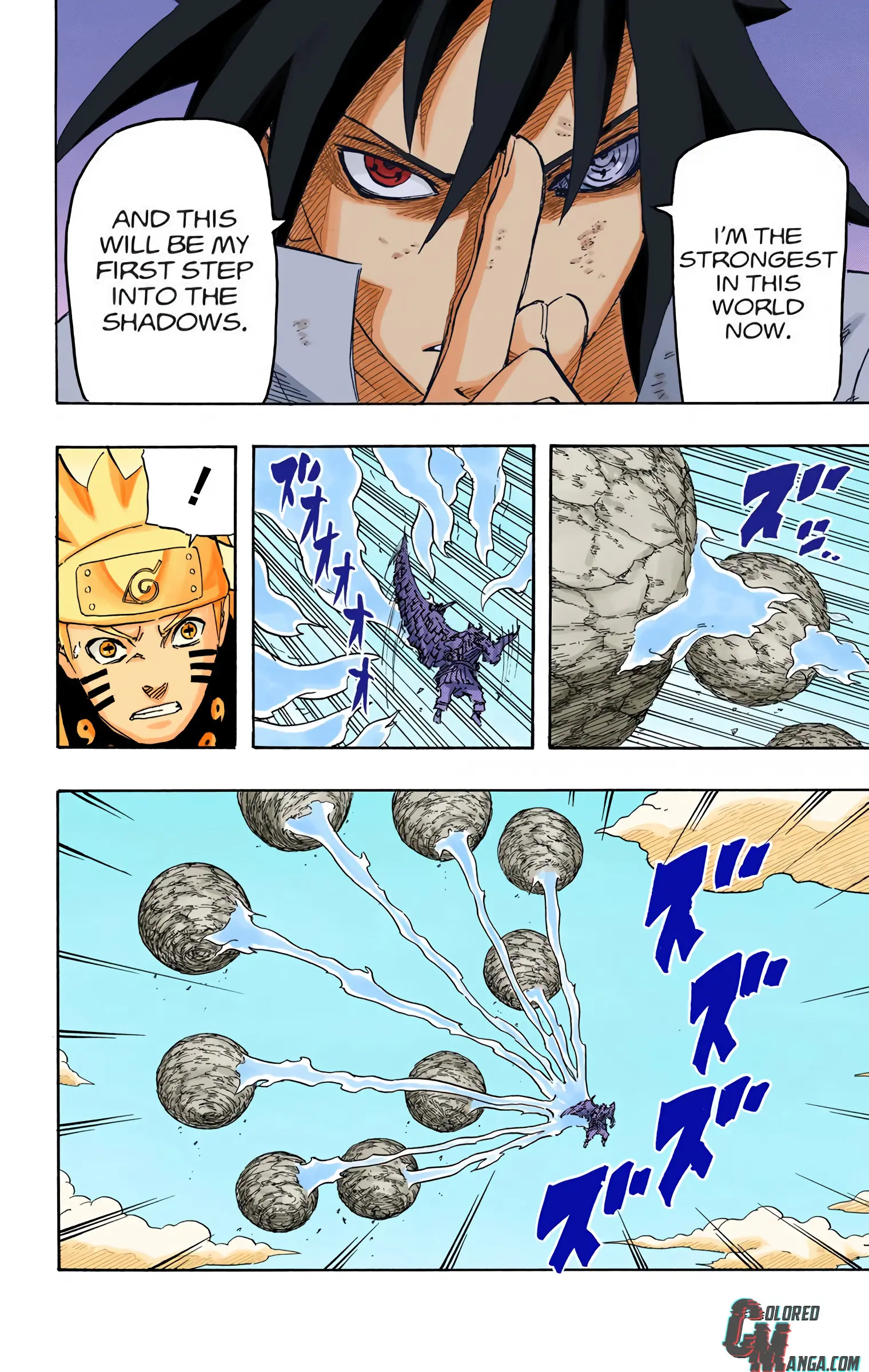 Naruto Colored Manga Online, chapter 696, page 6