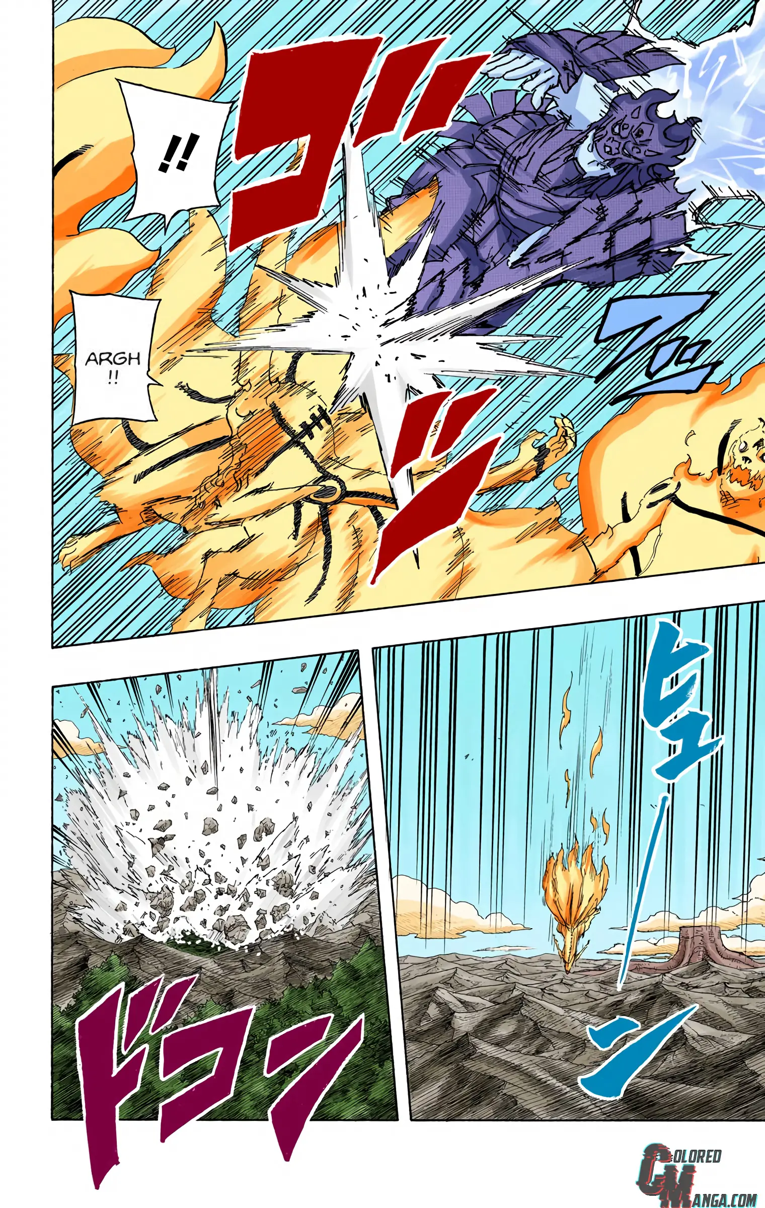 Naruto Colored Manga Online, chapter 696, page 9