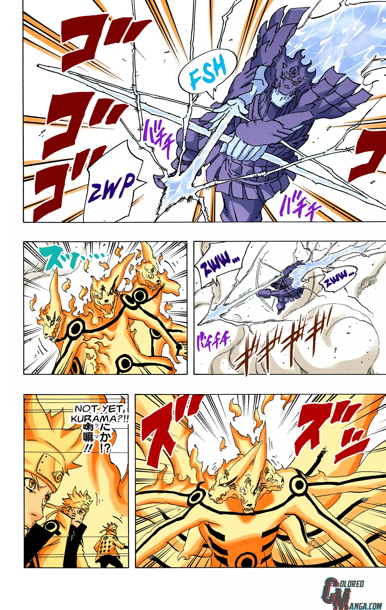 Naruto Colored Manga Online, chapter 696, page 13