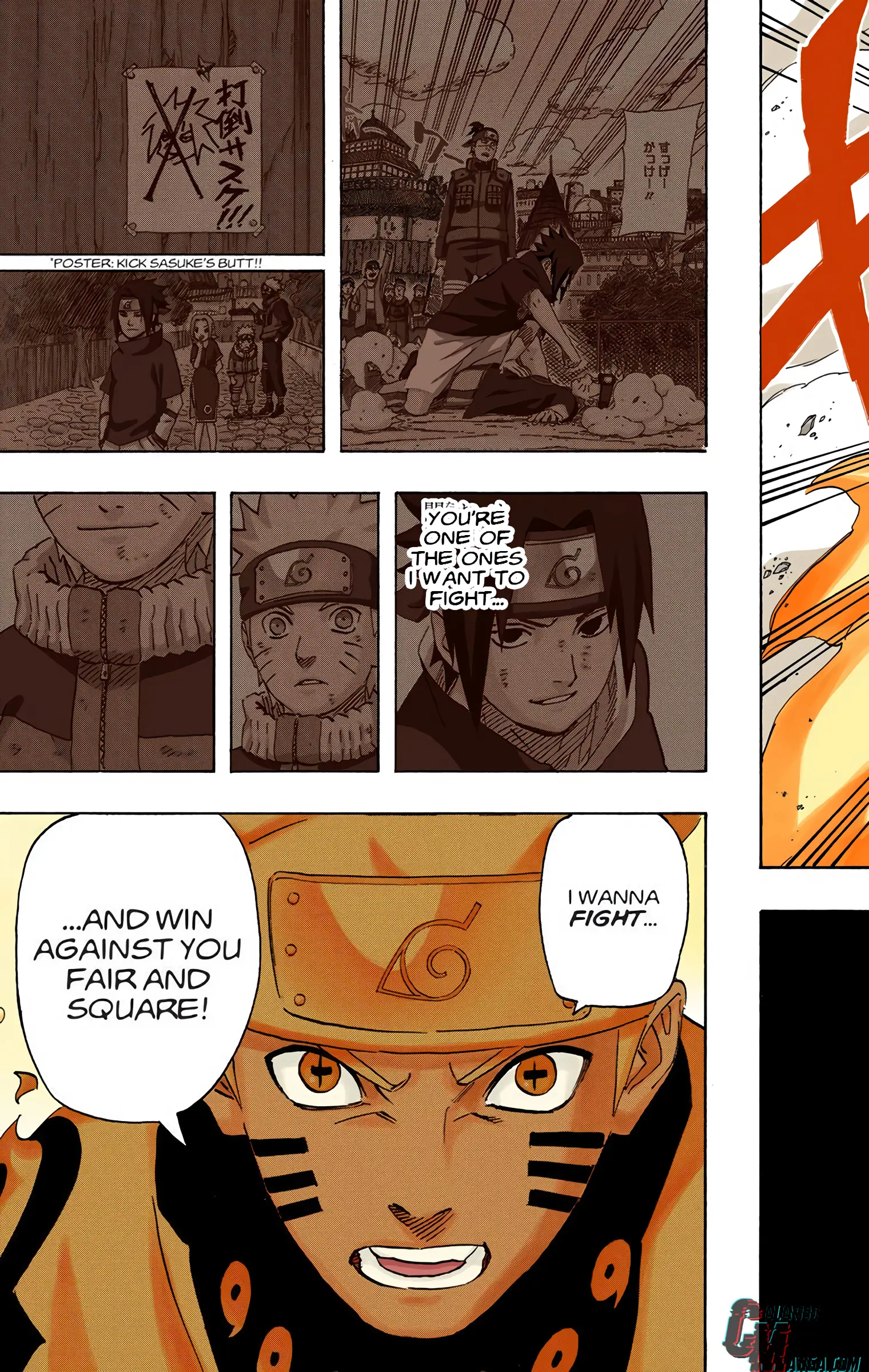 Naruto Colored Manga Online, chapter 696, page 16