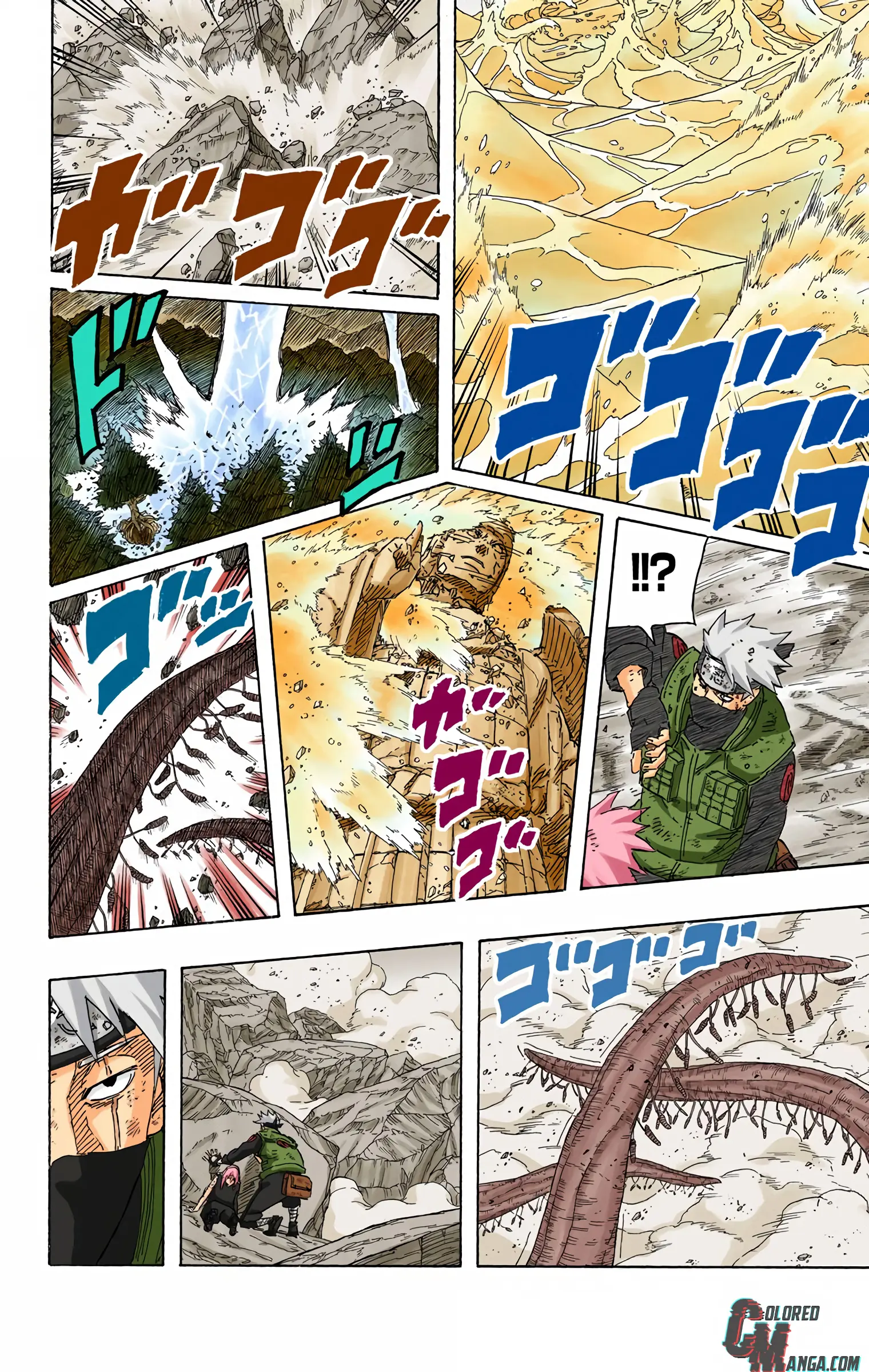 Naruto Colored Manga Online, chapter 697, page 3