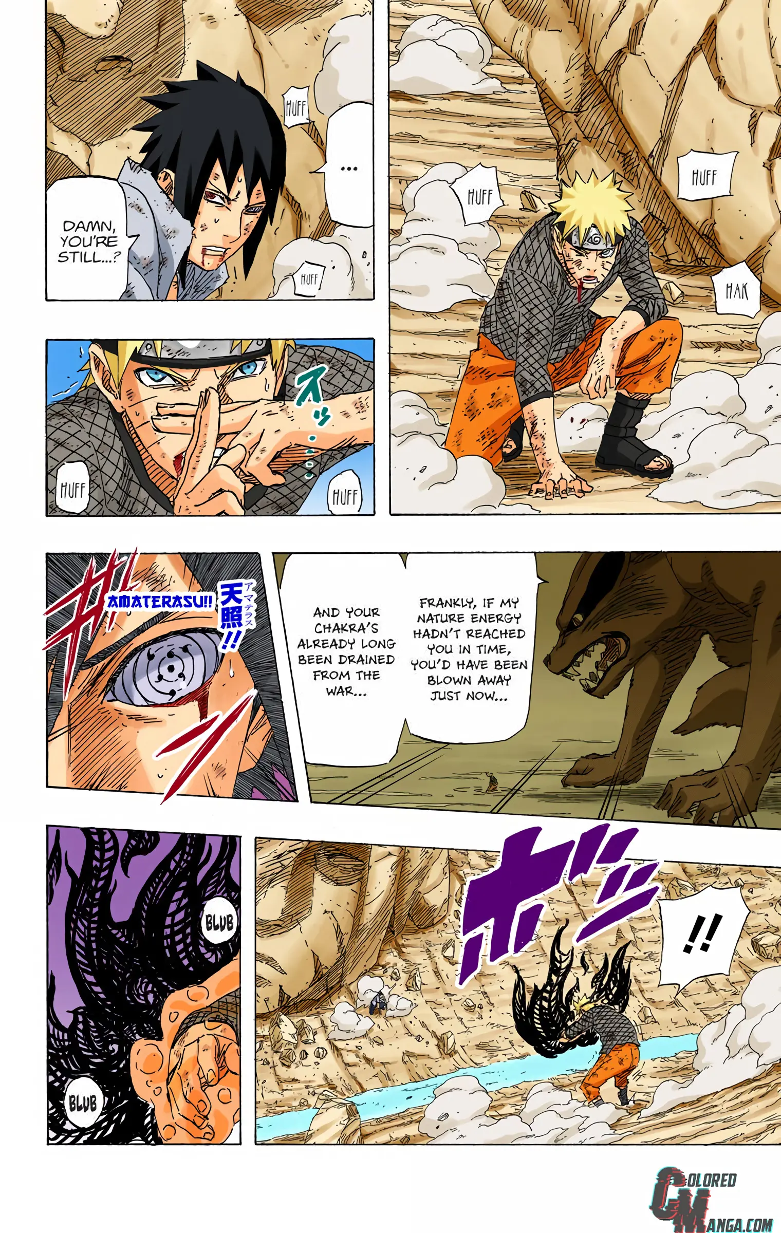 Naruto Colored Manga Online, chapter 697, page 5