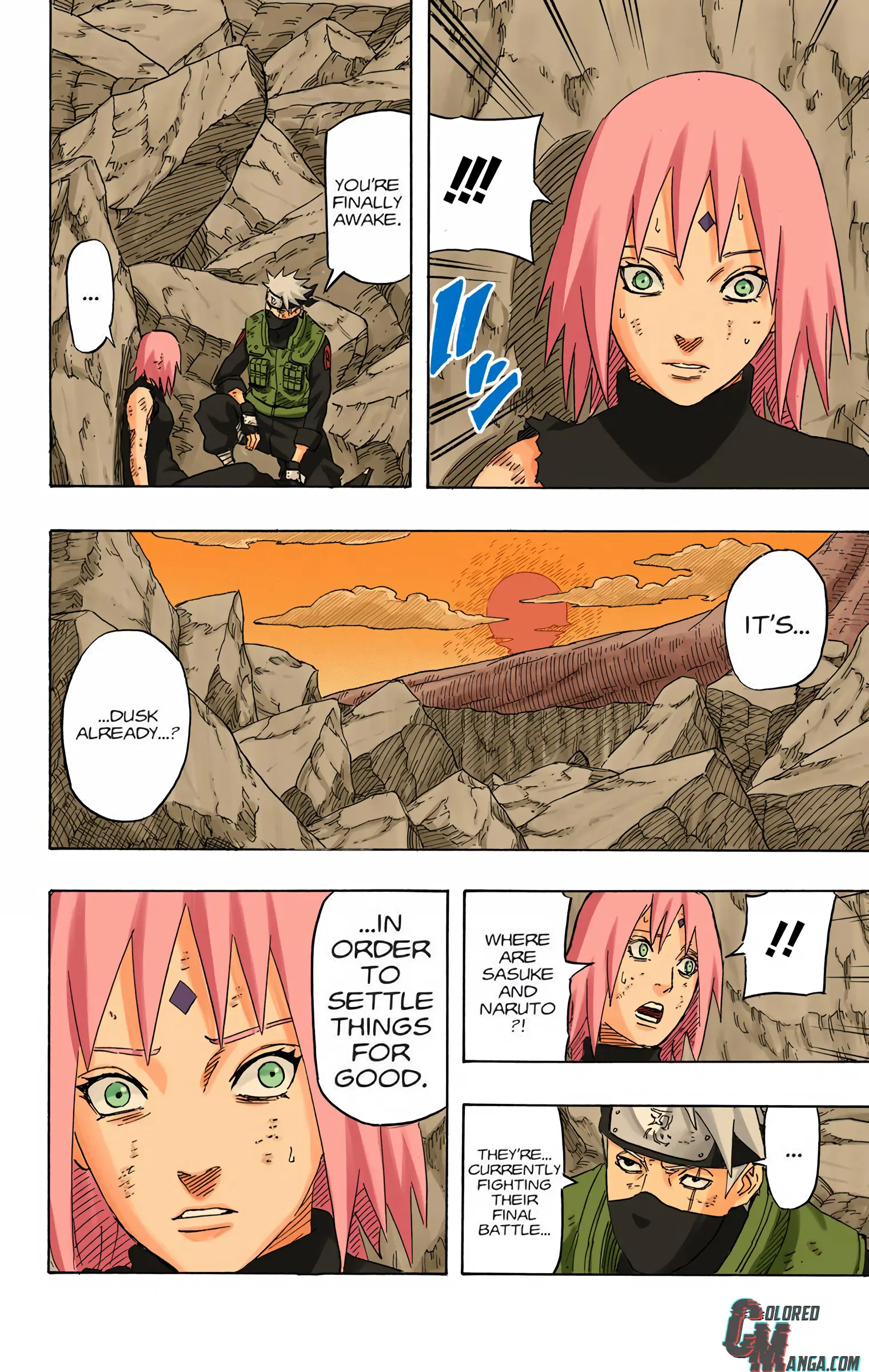 Naruto Colored Manga Online, chapter 697, page 14