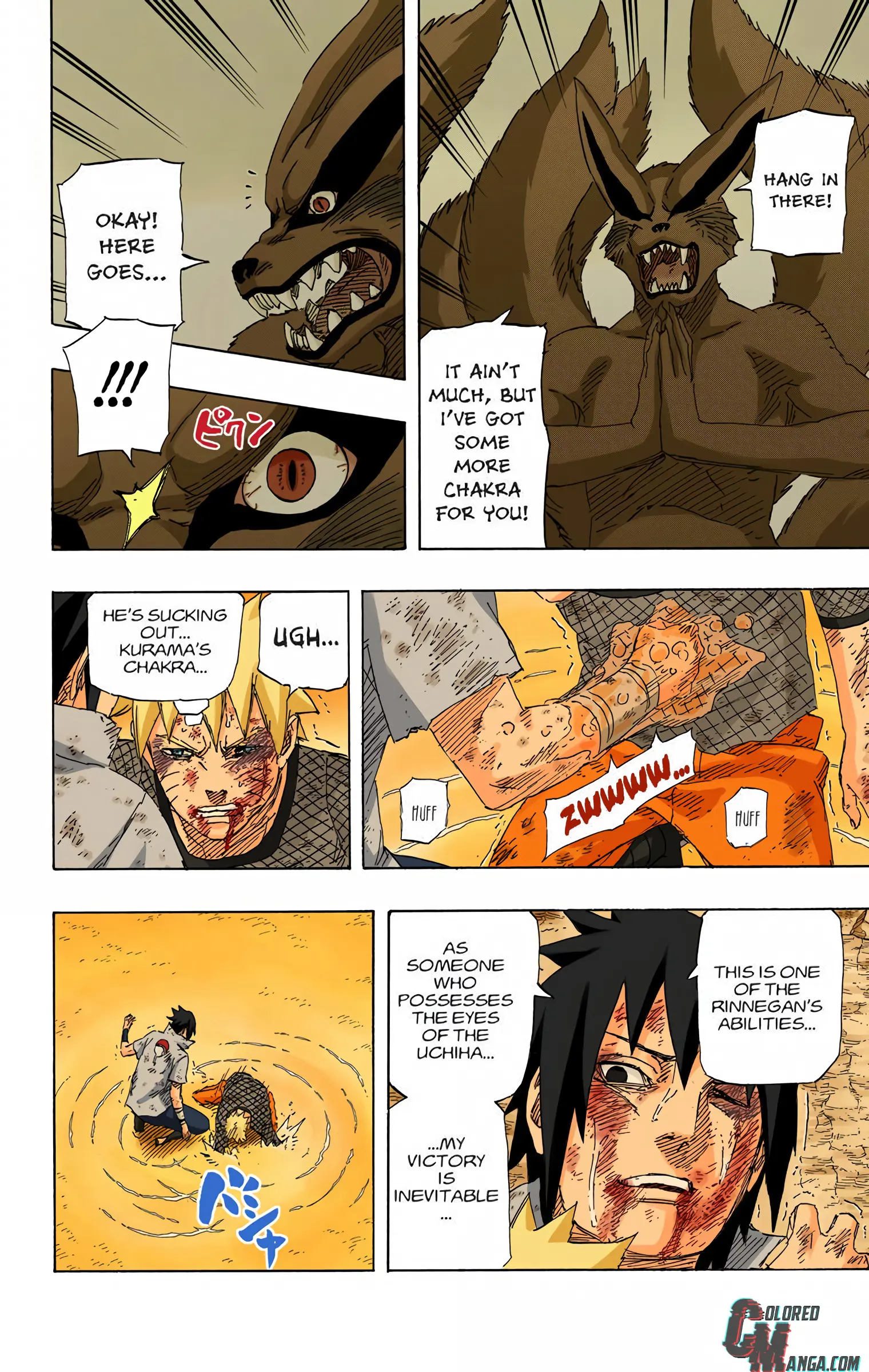 Naruto Colored Manga Online, chapter 697, page 16
